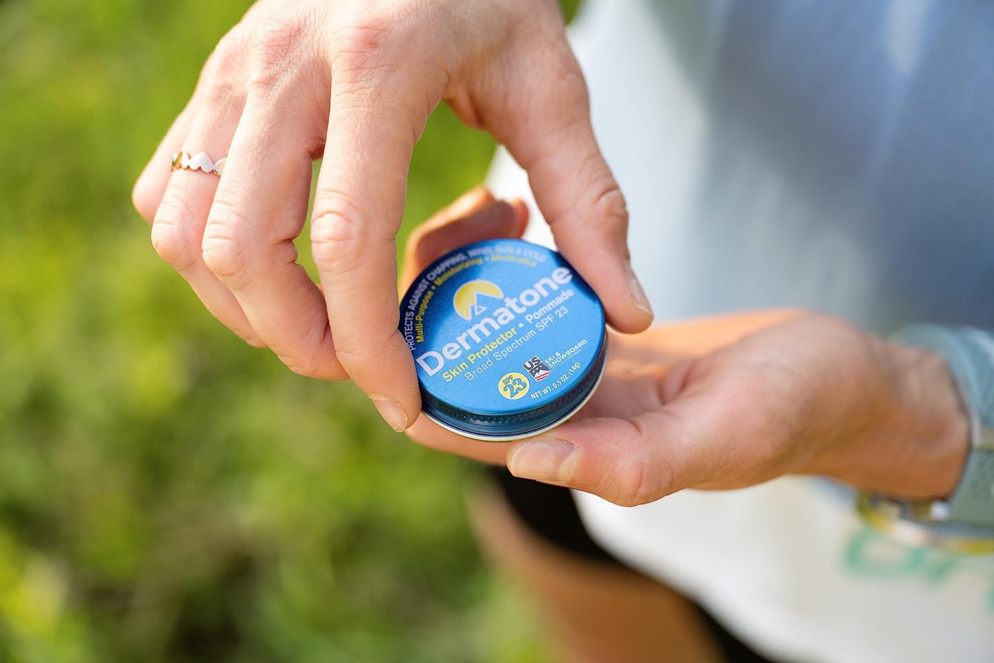 Dermatone Skin Protector Balm | Sun, Wind, Cold, Chapping & Frostbite Protection | Face and Lip Balm SPF23 | Moisturize & Repair