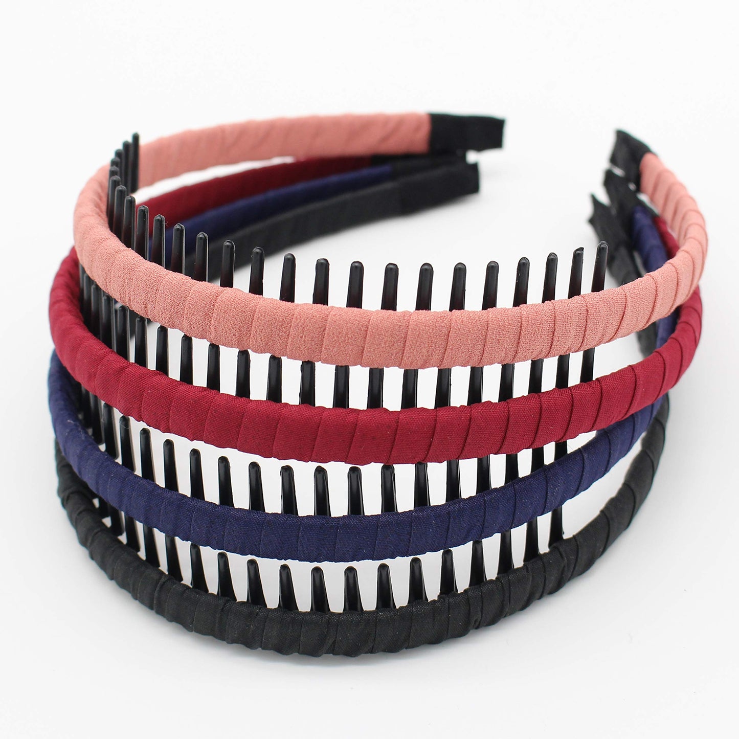 JOBAND Multicolor Stylish Teeth Comb Hair Hoop Hairband Headband Soft Comfy Non-slip Hair Accessories for Women/Girl(4 color)