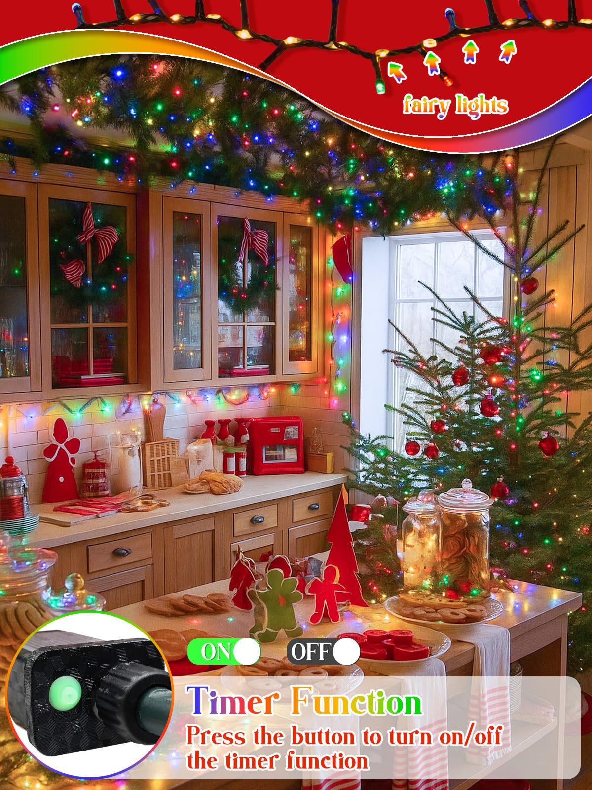 2025 New Christmas Cluster Lights 800Led With Flowing Twinkling  Fire er Fairy Lights With 15 Modes & Timer  Waterproof Christmas String Lights For Indoor Outdoor Xmas Tree Party Garden Multicolor