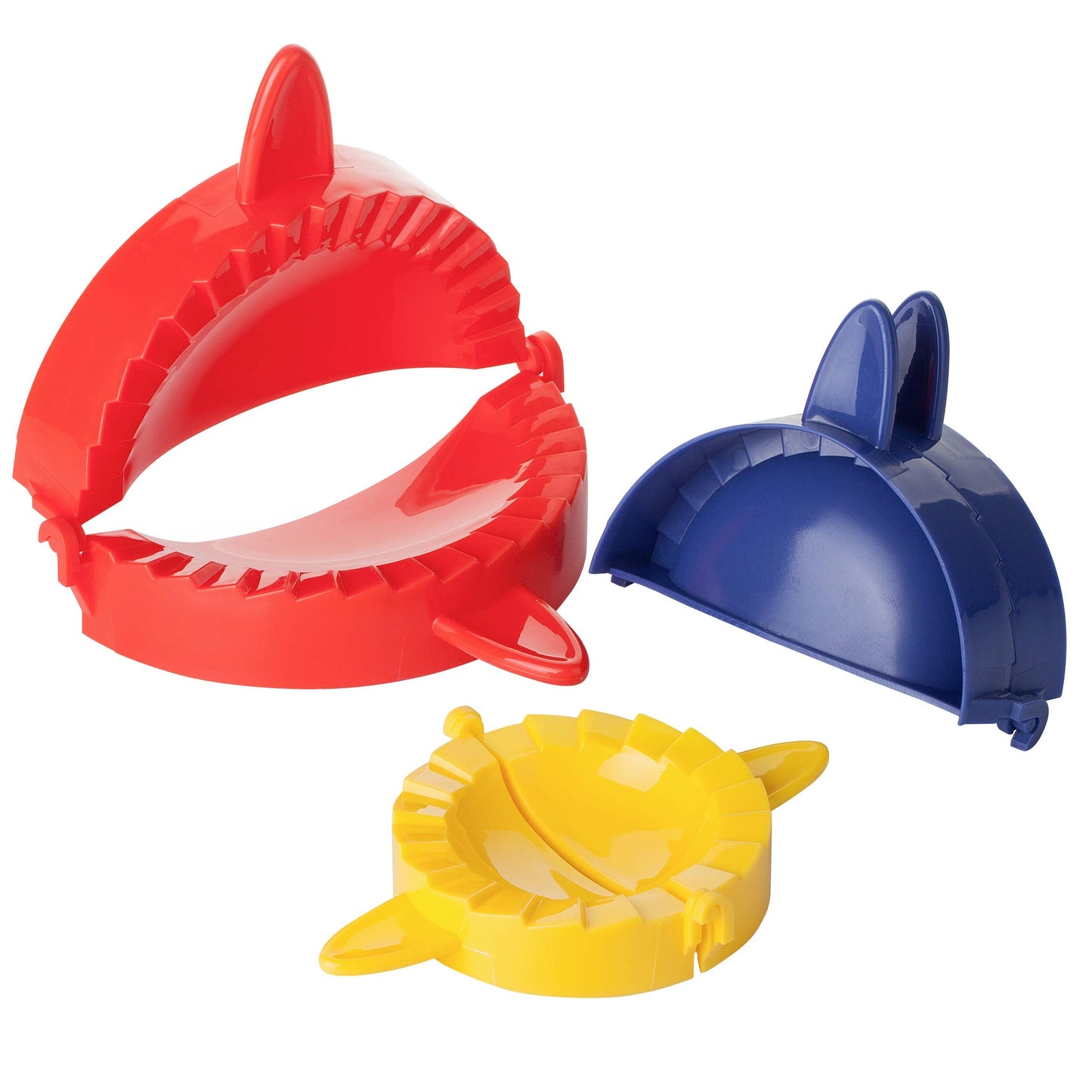 BTaT- Dough Press Set, 3 Pack, Empanada Press, Dough Press, Dumpling Press, Hand Pie Press, Mini Pie Press, Hand Pie Maker, Meat Pie Cutter, Pie Press, Pastry Press, Turnover Press, Christmas Gifts