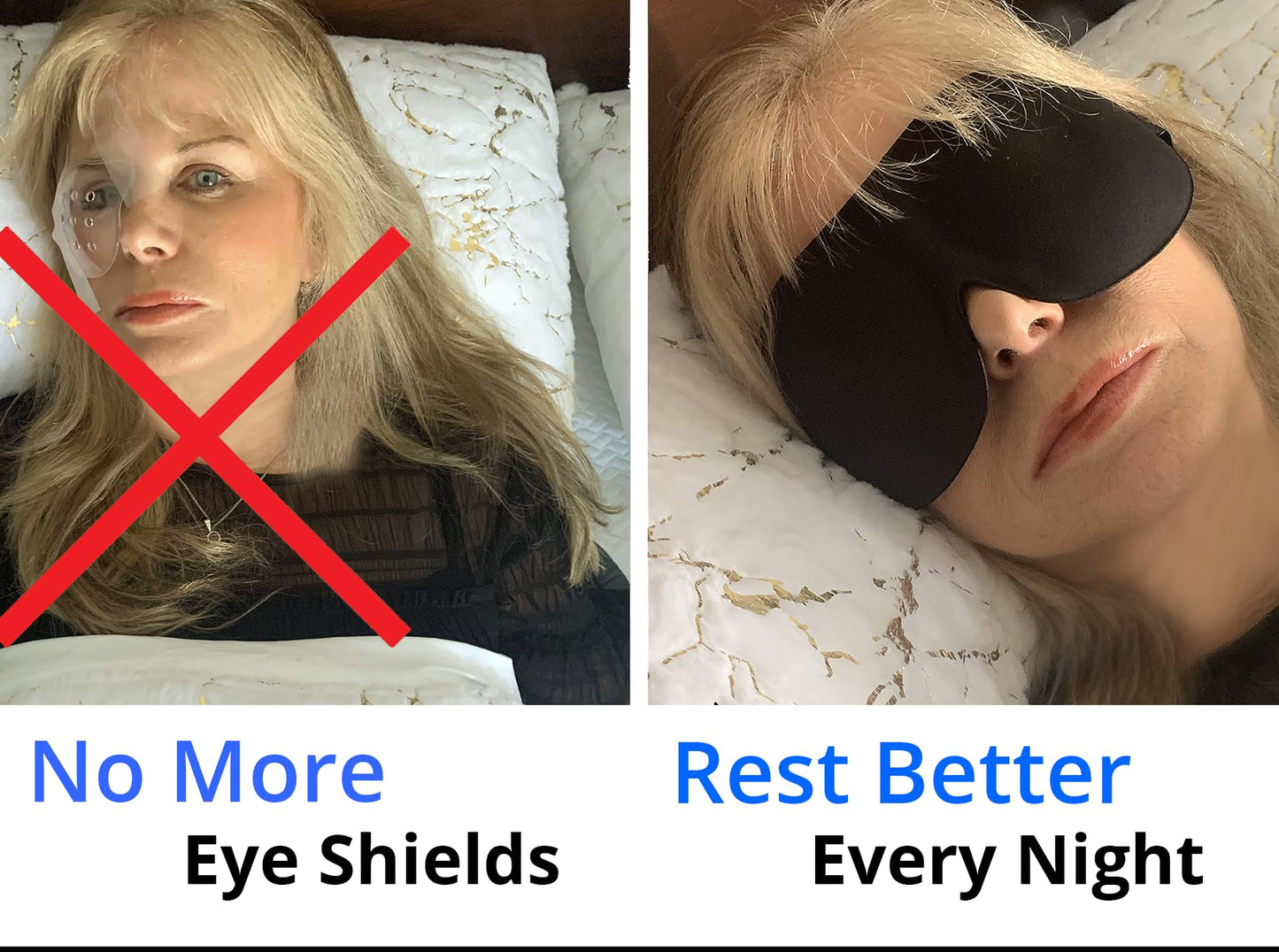Sleep Mask for Cataract & LASIK Recovery – 3D Contoured Eye Protection for Comfortable Sleep