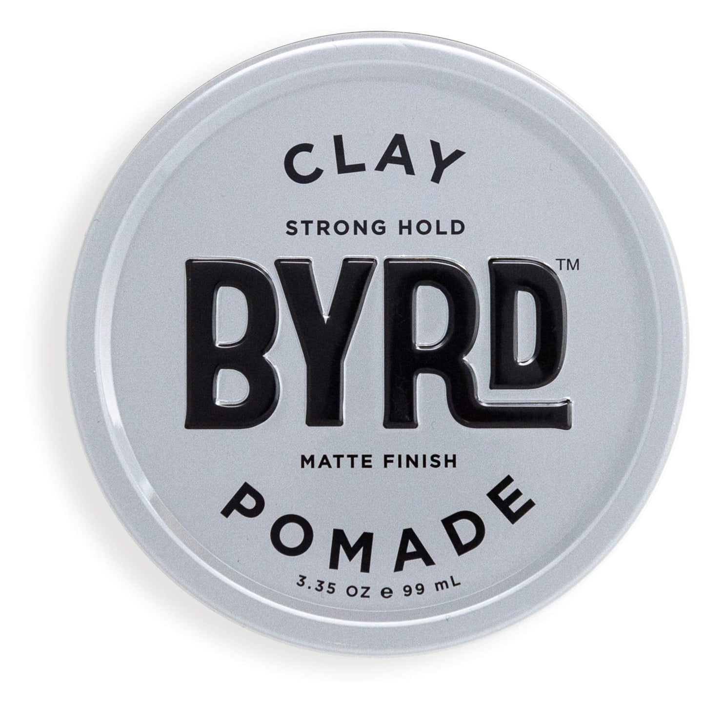 BYRD Hair Clay Pomade - Strong Hold, Ultra Matte Finish, Add Volume and Sculpt to All Hair Types, 3.35 Oz