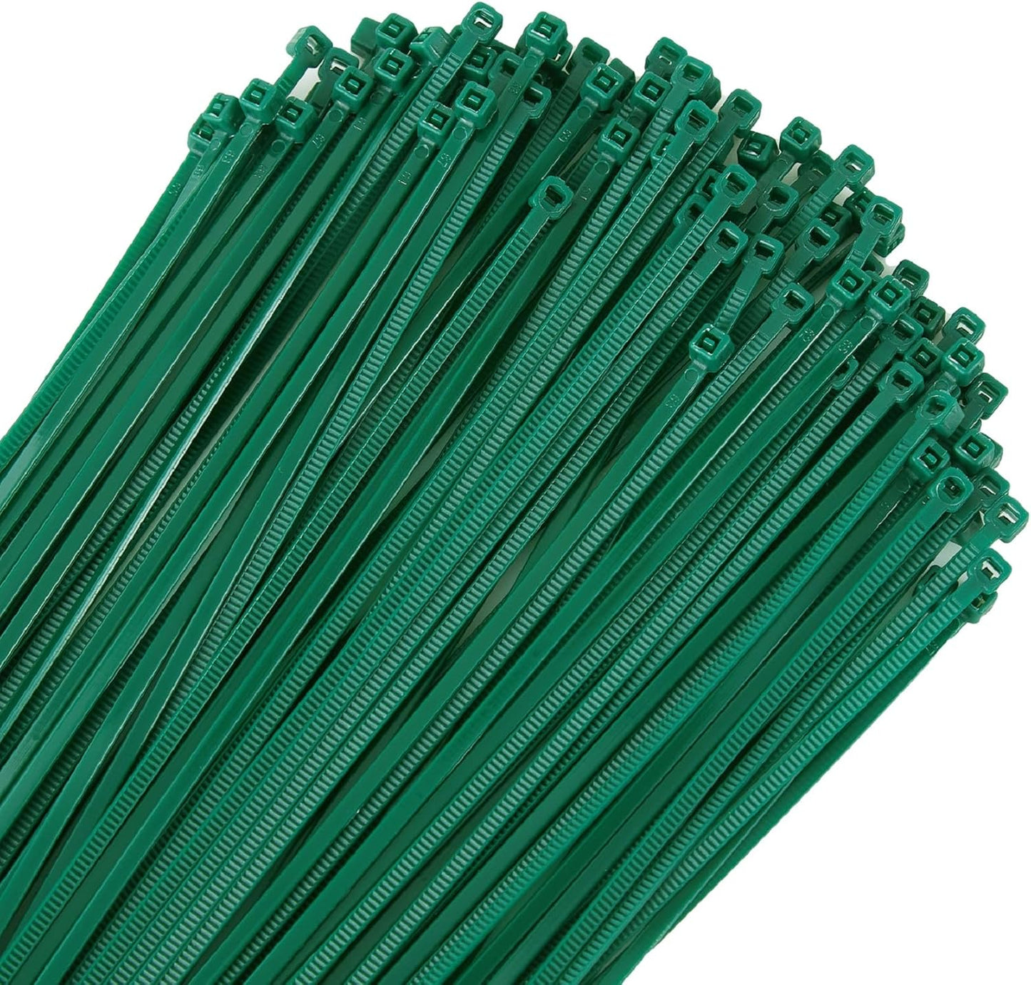 12 inch 3mm Dark Green Nylon Garden Cable Zip Ties Self Locking Cable Ties Twist Ties, Multi-Purpose Cable Tie(100 Pcs)