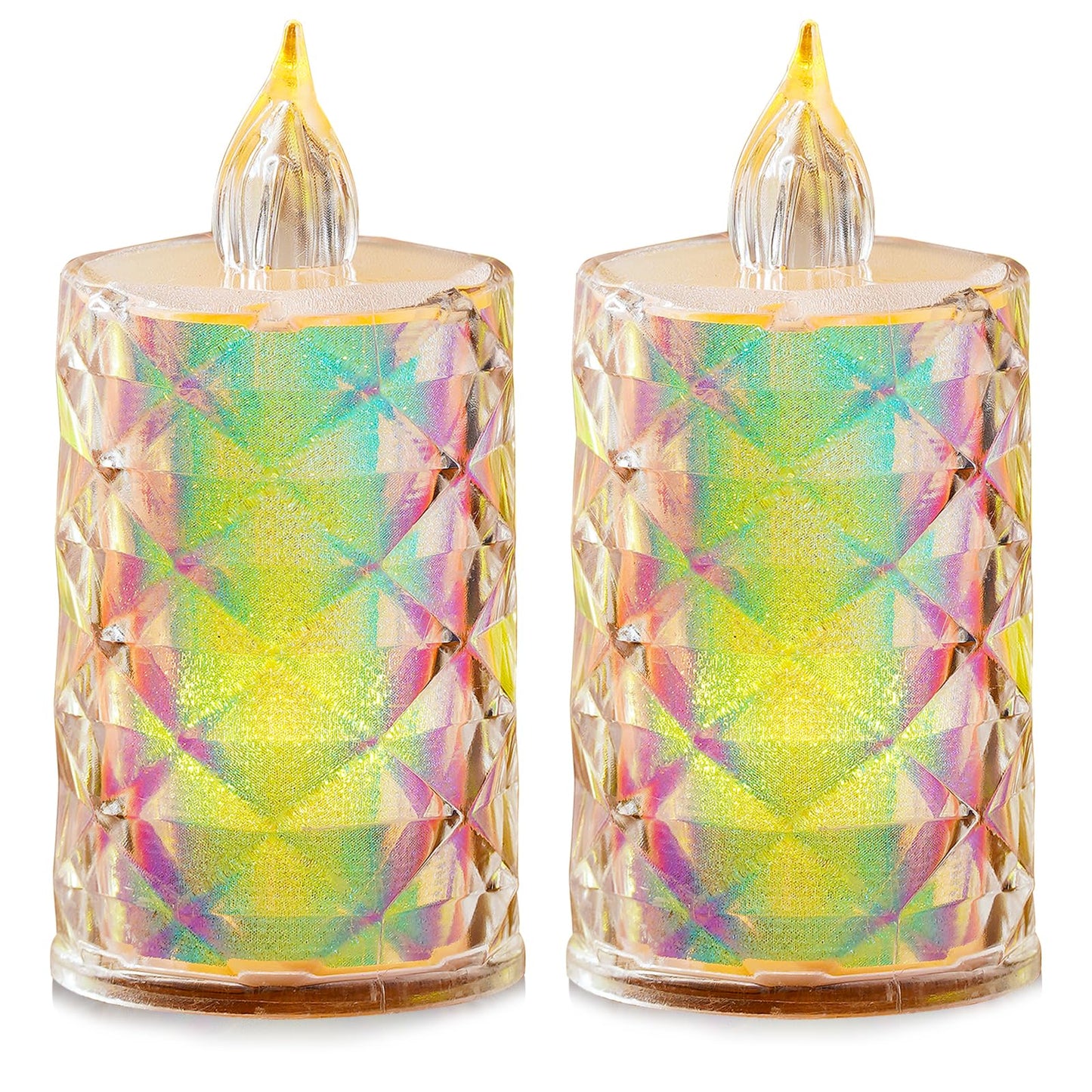 AYMXZT 24 Pack Battery Operated Flameless Tea Lights LED Candles Battery Life Over 200 Hours Tabletop Decorative Lights for Halloween/Christmas Party Wedding Centerpieces
