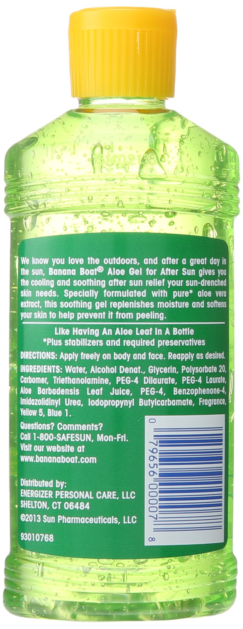 Banana Boat Soothing After Sun Gel with Aloe, 8oz | After Sun Care Aloe Gel, After Sun Aloe, Sunburn Relief, 8oz