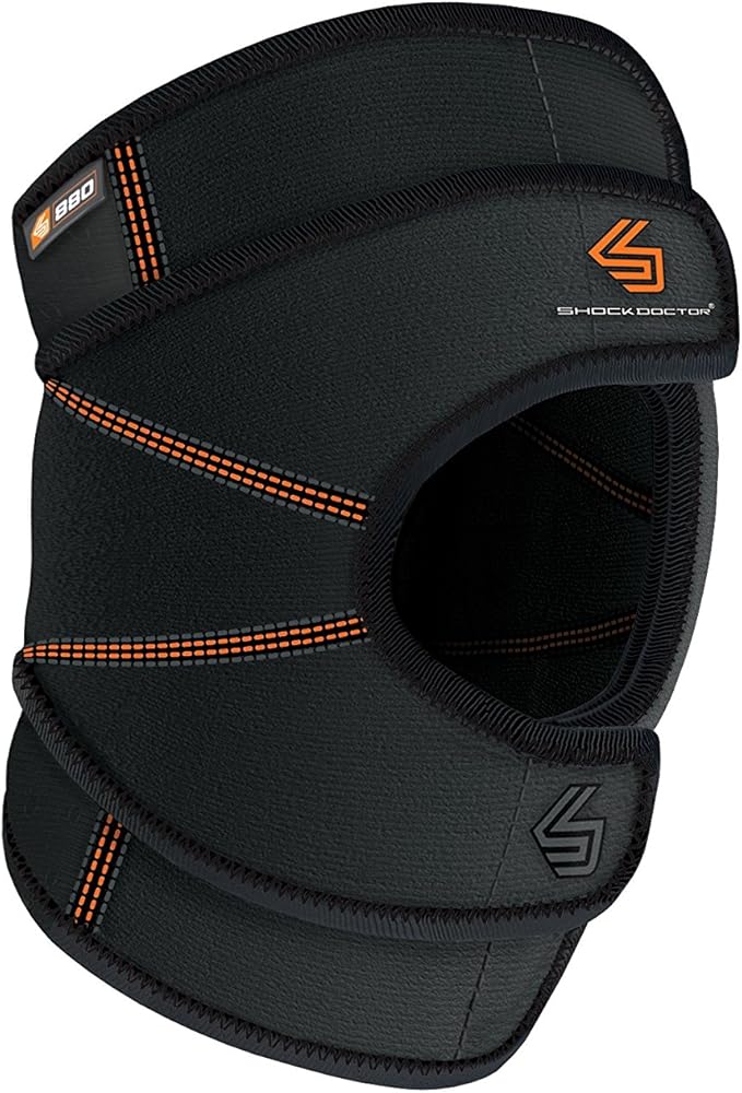 Shock Doctor Knee Brace Wrap, Knee Support Stabilizes Patella, Provides Comfortable & Lightweight Compression to Stabilize...