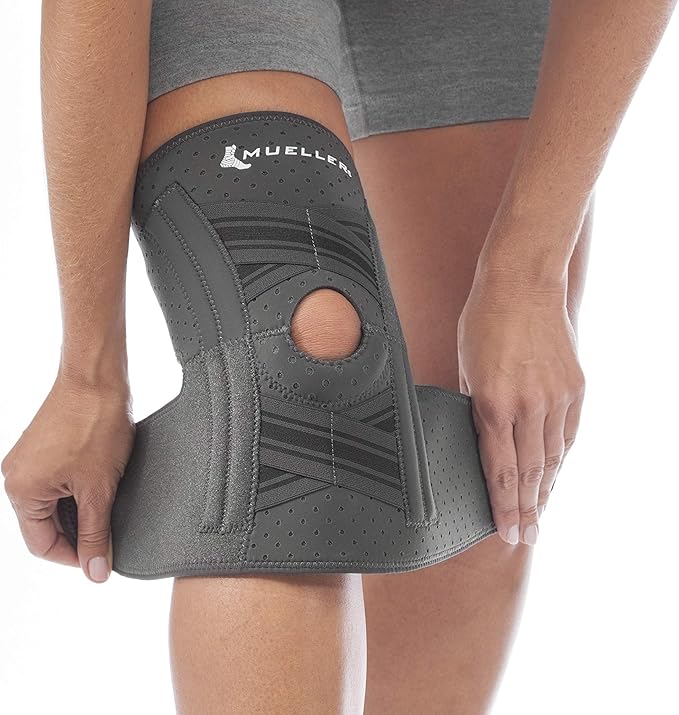 Mueller Sports Medicine Comfort Plus Self Adjusting Knee Stabilizer, Knee Pain Relief Support for Men and Women, Ideal for...