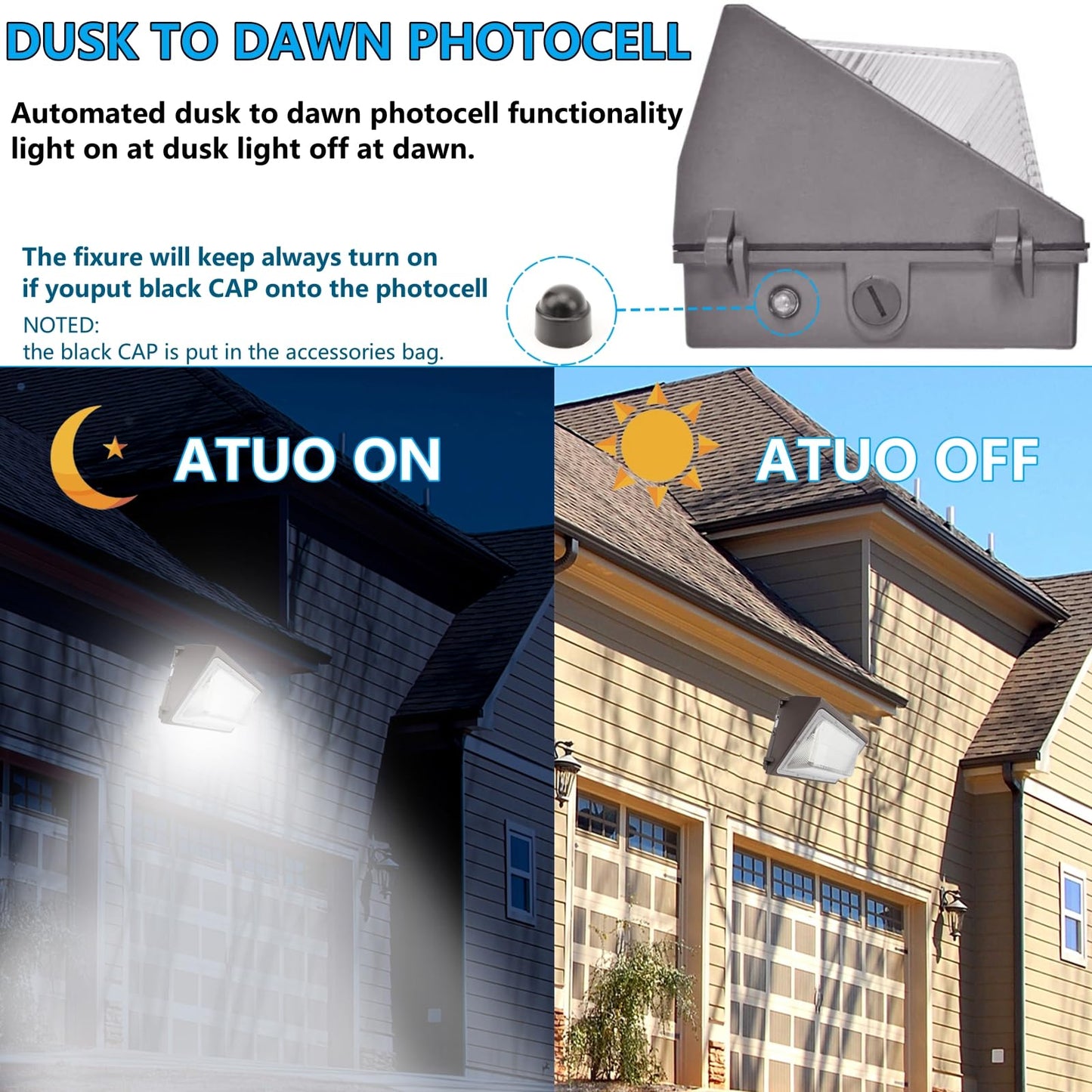 Whled 1-10V Dimmable 120W Led Wall Pack Light With Dusk To Dawn Photocell  100-277V 16800Lm 800-1000W Hps/Hid Equiv.  5000K Outdoor Security Lighting  Etl Commercial Wall Mount Lights For Building