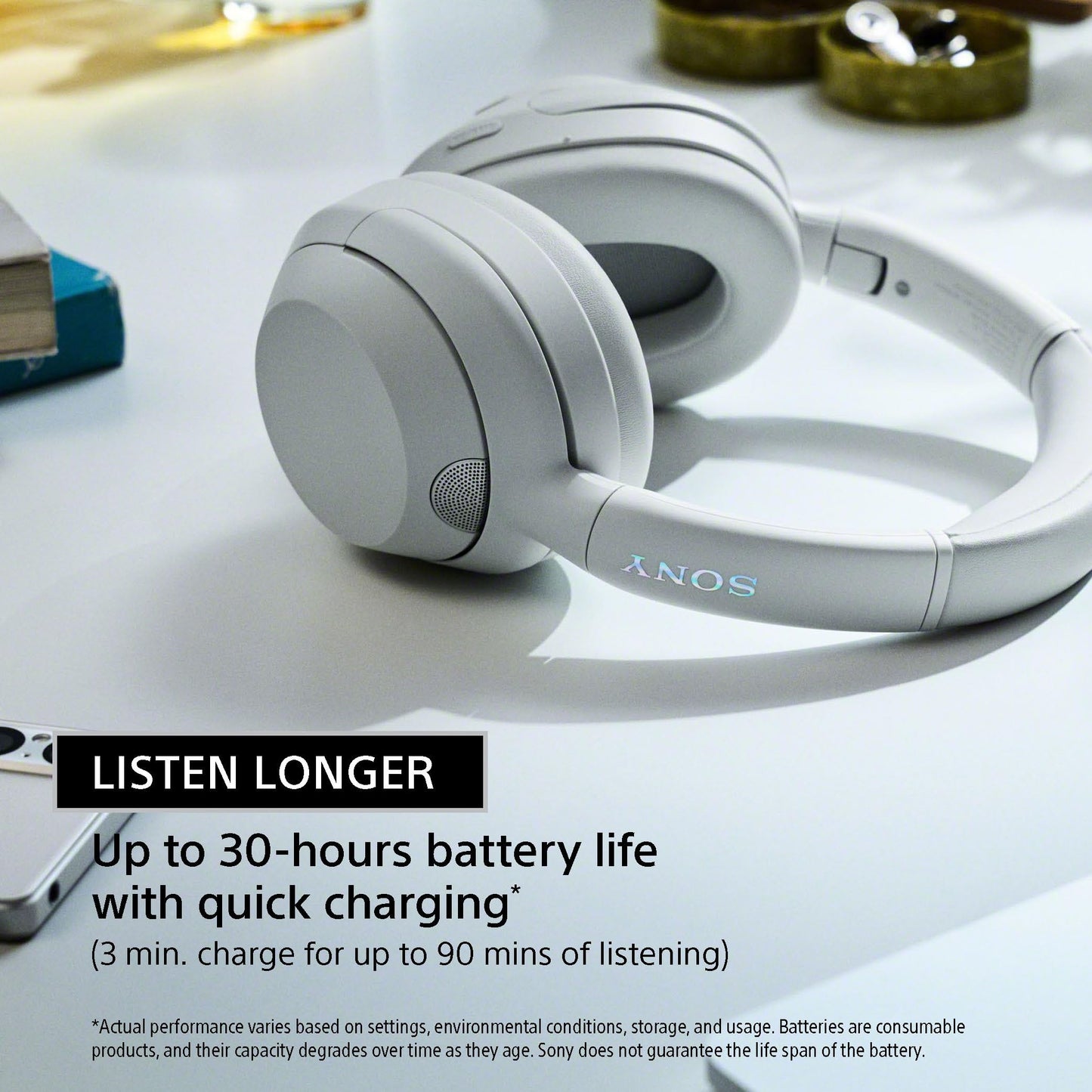 Sony ULT WEAR Over-Ear Noise Cancelling Bluetooth Headphones with Alexa Built-in, Comfortable Design, 30-Hour Battery, Massive Bass, Black