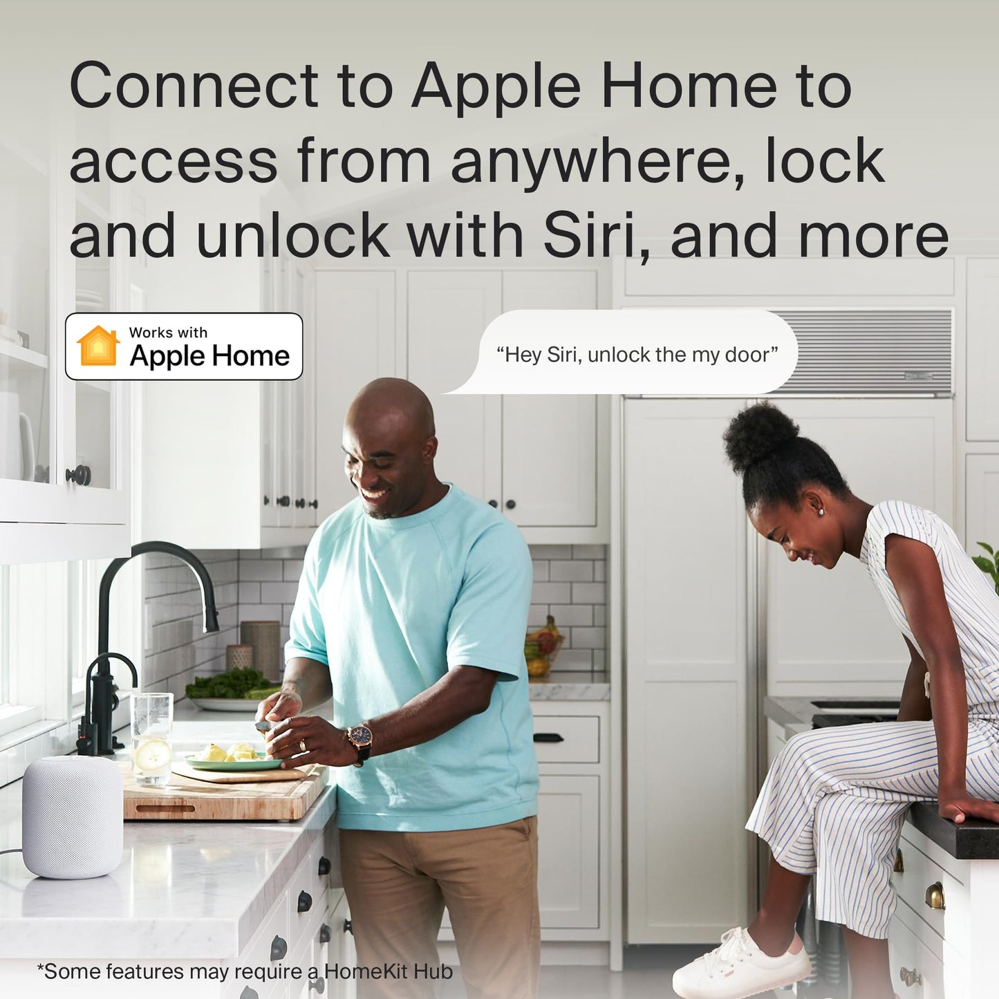 Level Bolt Smart Deadbolt with Keypad - Make Your Lock Smart & Keep Your Existing Hardware and Keys - Keyless Entry via Level App (iOS & Android) - Works with Apple Home