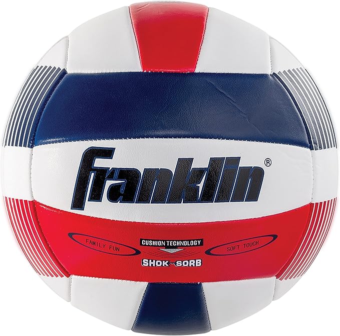 Franklin Sports Volleyball - Outdoor + Beach Volleyball - Cushioned Ball Set Great for Backyard and Beach