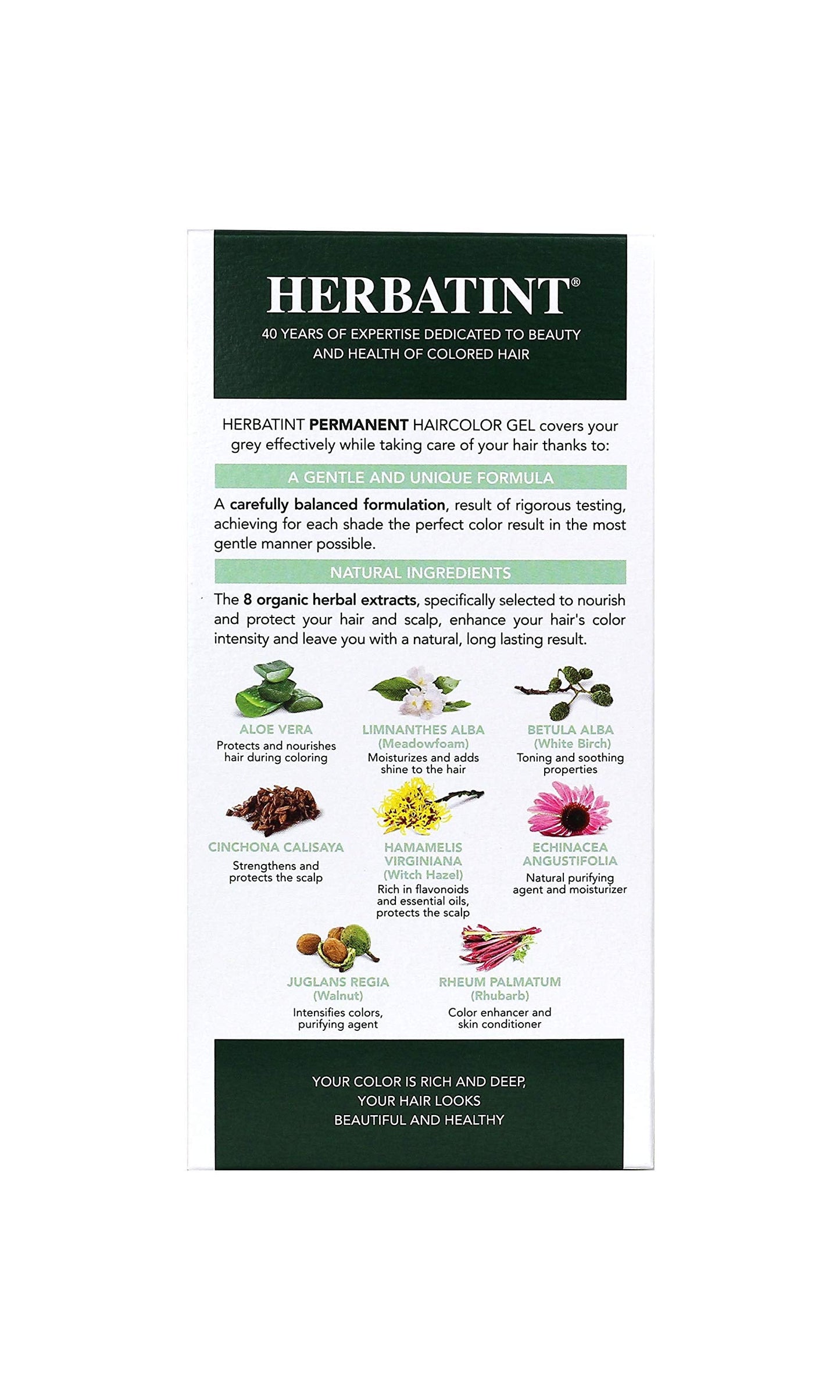 Herbatint Permanent Haircolor Gel, 4R Copper Chestnut, 4.56 Ounce