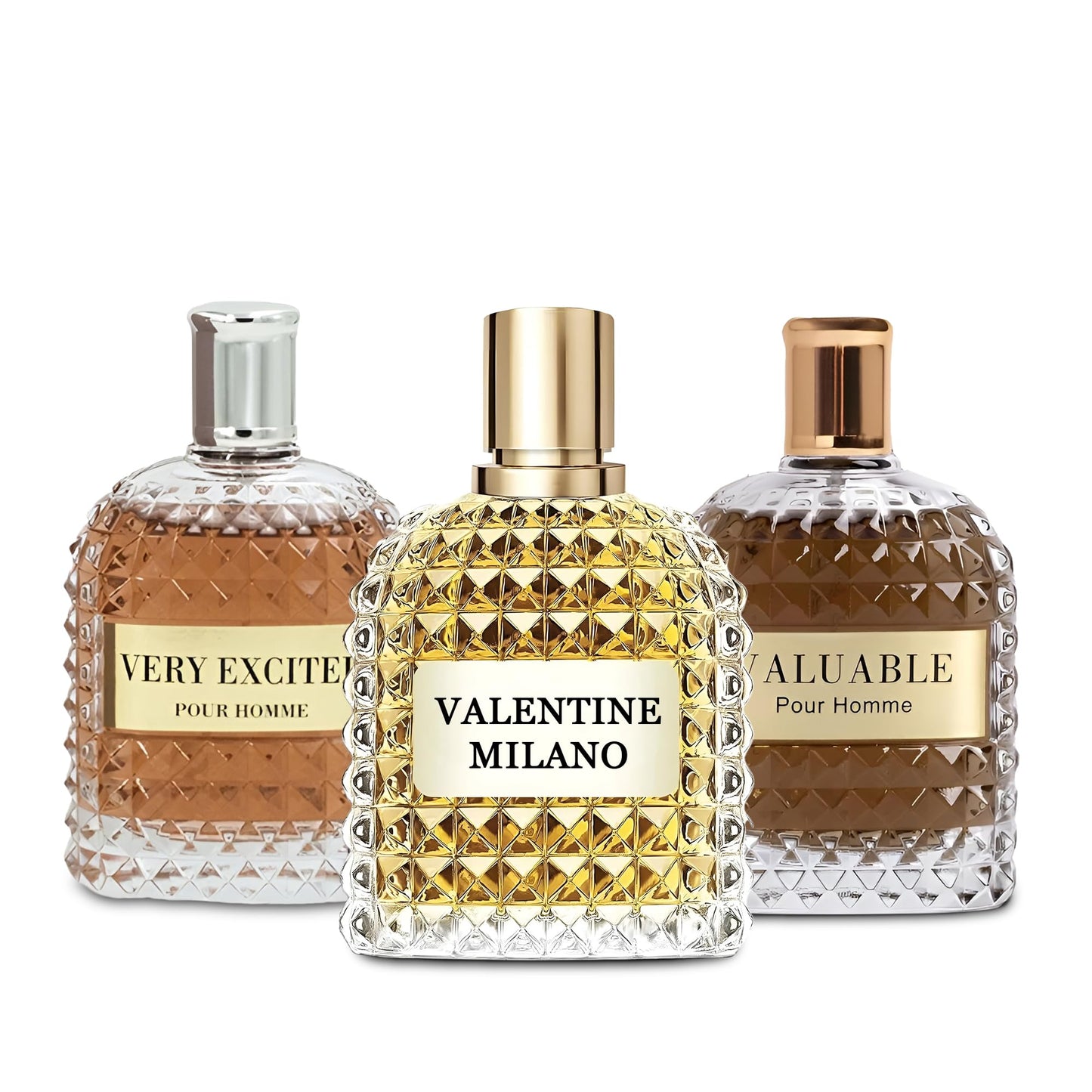AFLUXE Men's Cologne Valentine Set Wonderful Multi Scent Eau de Toilette Natural Spray Men's Perfume For all Day Used 100ML Each Bottle(Random 1PCS)