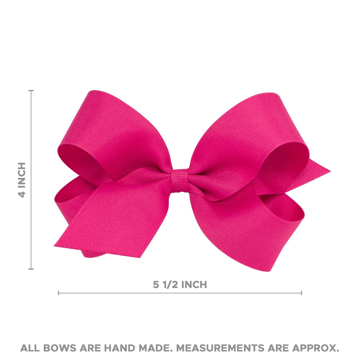 Wee Ones Girls' 3 pc Set Solid Grosgrain Variety Pack on a WeeStay No-Slip Hair Clip, Large, Light Pink, Light Orchid, Millenniu