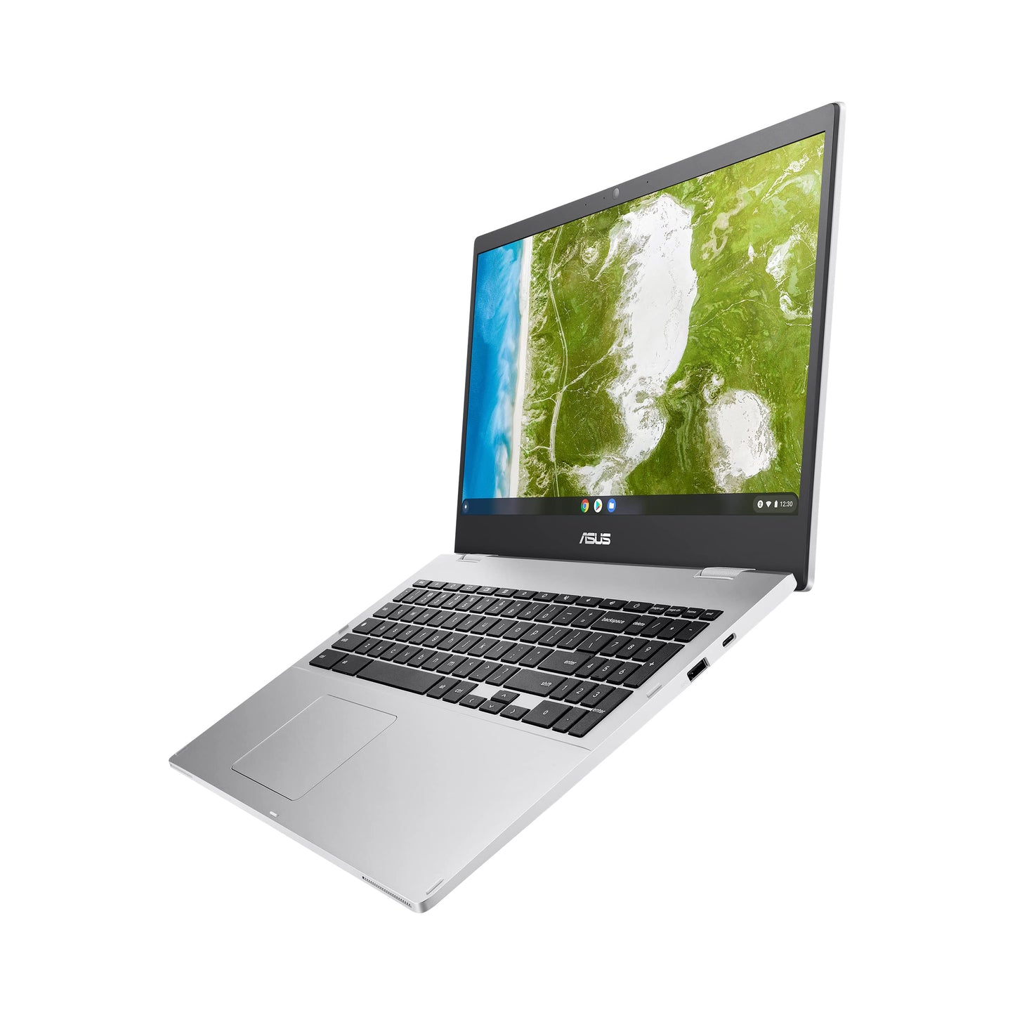 Asus Chromebook Cx1, 15.6 Full Hd Nanoedge Display, Intel Celeron N4500 Processor, 64Gb Emmc Storage, 4Gb Ram, Chrome Os, Transp