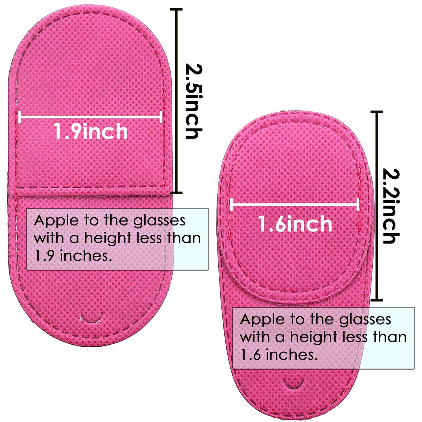 VEEJION 12PCS Eye Patches for Adults Kids Eye Patch for Glasses Treat Lazy Eye Amblyopia for Left or Right Eyes (Pink)