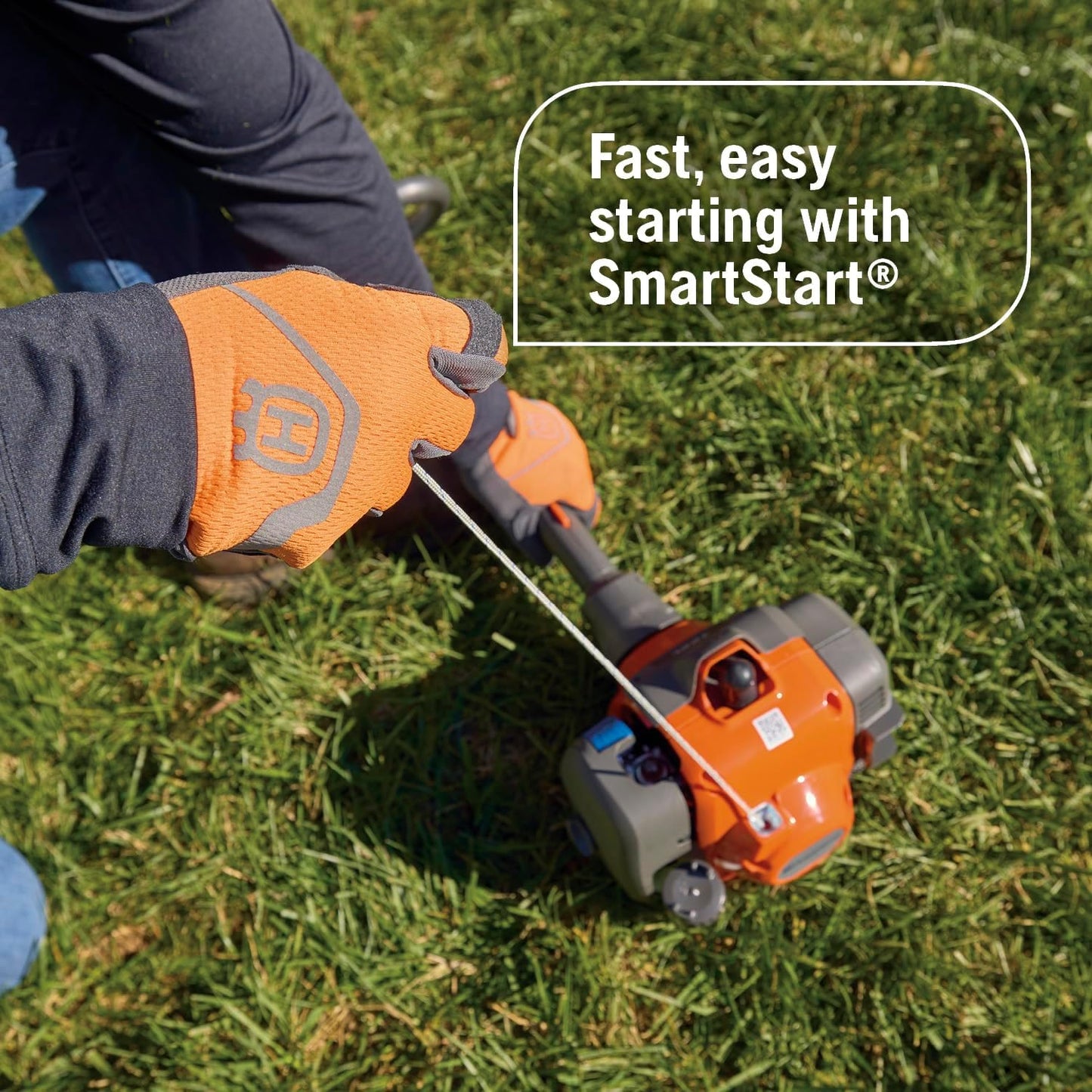 Husqvarna 122L Gas String Trimmer, 22-cc, 2-Cycle, 17-Inch Straight-Shaft Gas Weed Eater with Lightweight Design and T25 Trimmer Head
