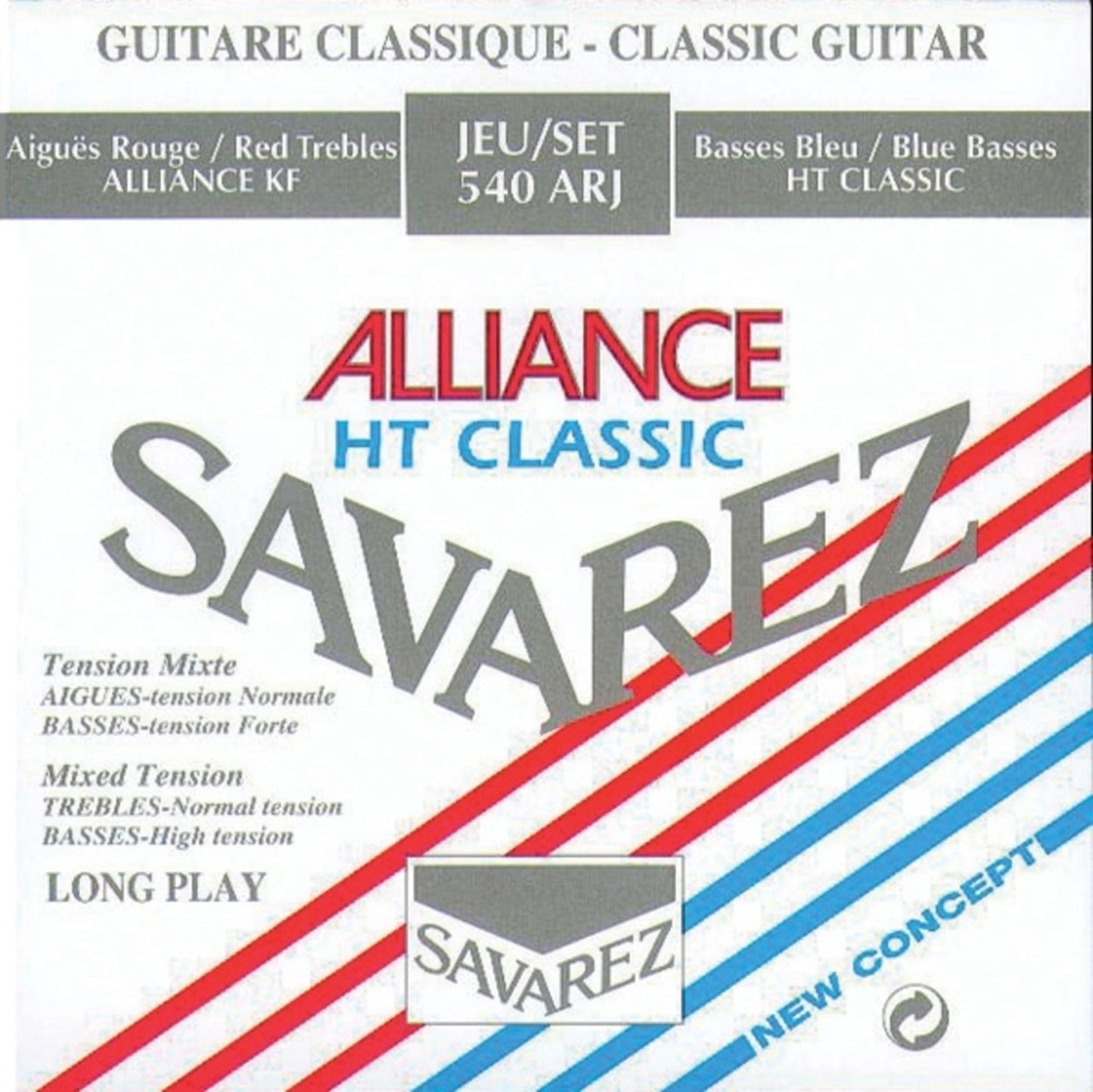 Savarez 540Arj Mixed Nt Alliance Trebles Ht Classic Basses Accordion Accessory (500 Arj)