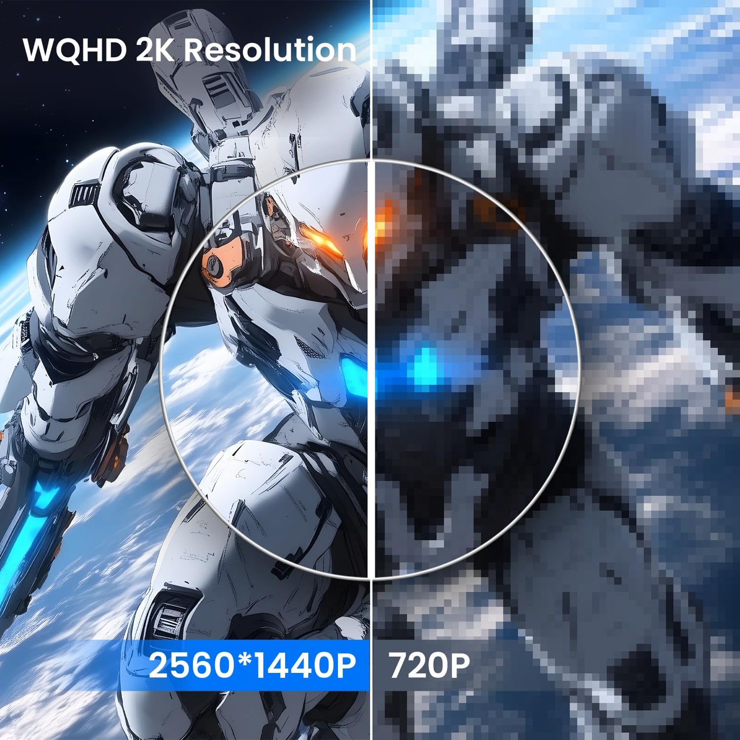 ArcticPro 34inch 200Hz, Curved Gaming Monitor, WQHD 2560 * 1440p, VA Panel, 1ms Response Time, Adaptive sync, 3-Sided Frameless, Ultra Slim, 99% sRGB, Bluelight Filter, HDMI(TMDS)& DP Ports,Black
