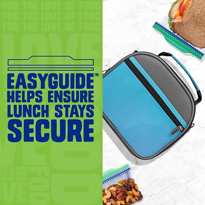 Ziploc Sandwich and Snack Bags, Easy Open and Close, Plastic Food Storage Bags, 270 Bags Total (Packaging May Vary)