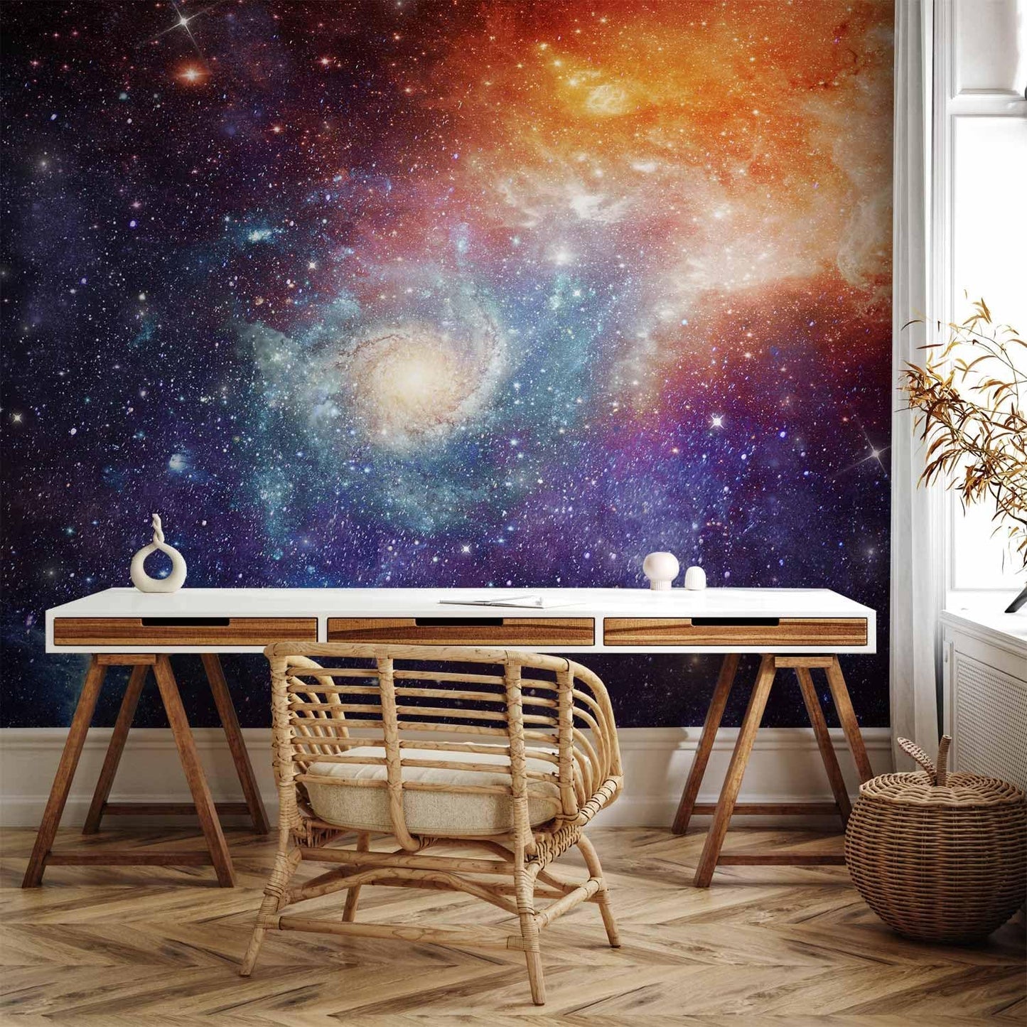 artgeist Premium Wall Mural Cosmos Galaxy 98x69 in - XXL Non-Woven Wallpaper Fleece Wall Decor Photo Print Picture Image Design Home f-C-0101-a-a