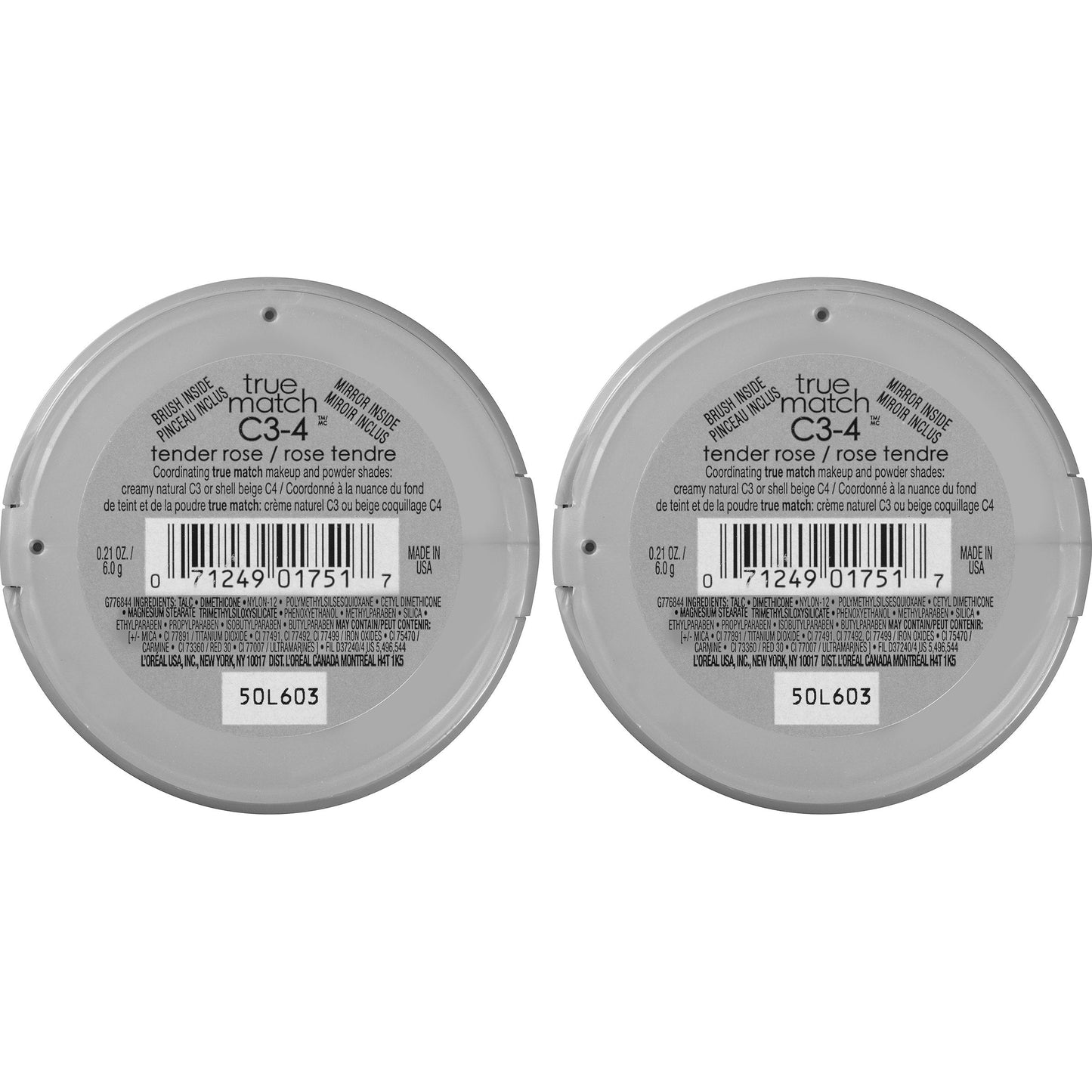 L'Oreal Paris Cosmetics True Match Super-Blendable Blush, Tender Rose, 2 Count