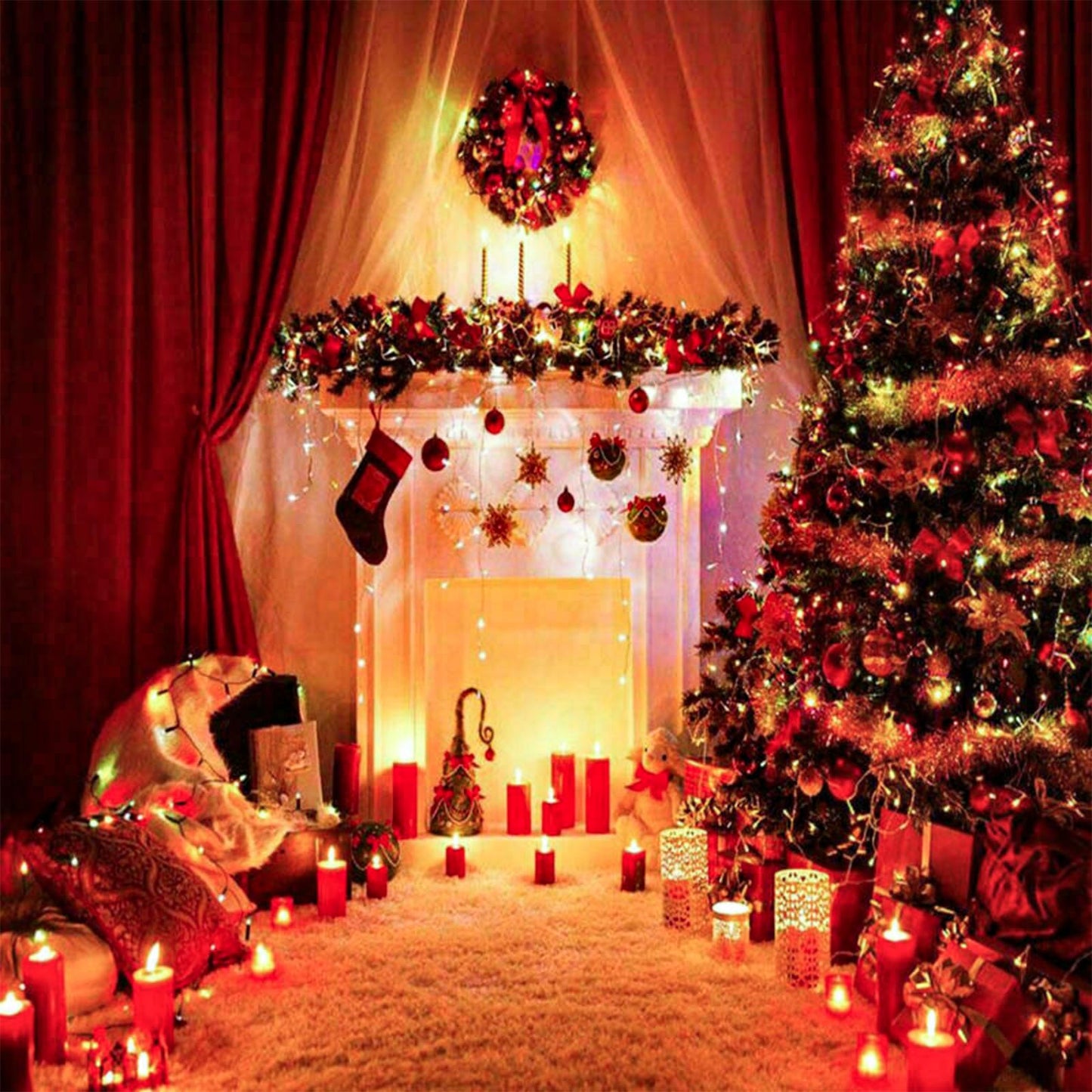 Jacuxlss 33Ft 100 Led Plug In Connectable Fairy String Lights  8 Mode Decorative Lights For Home  Bed Room  Classroom Wall Ceiling Tree Hanging Indoor Outdoor Easter Christmas Decor  Warm White