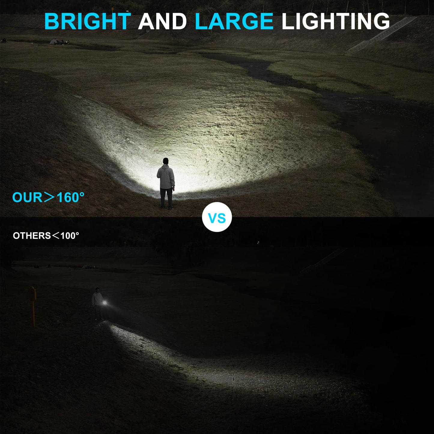 WUBEN C3 Flashlight 1200 Lumens Rechargeable LED Tactical Flashlight IP68 Army Green