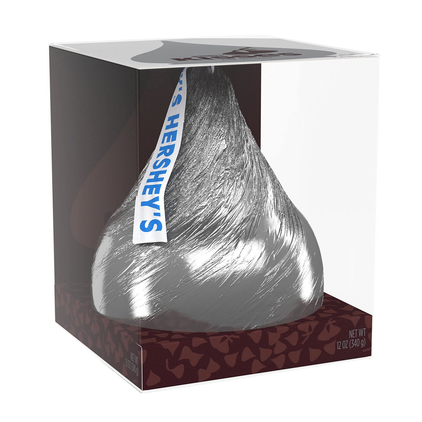 HERSHEYS KISSES Solid Milk Chocolate Candy Gift Box, 12 oz