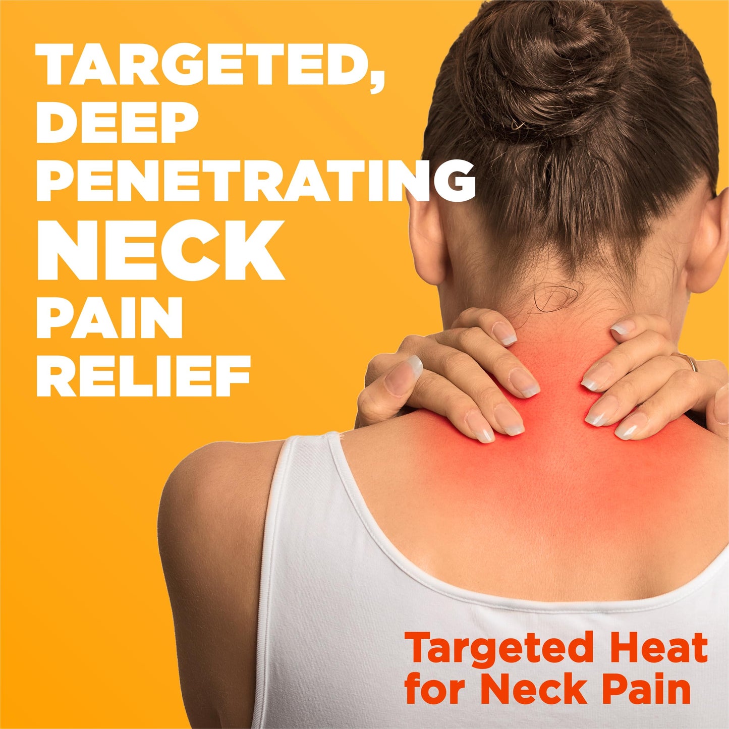 ThermaCare Neck & Shoulder Heat Wraps - Pain Relief Heating Pads for Stiff Muscles & Aches - 16-Hour Drug-Free Therapy - Portable & Discreet - 5-Count