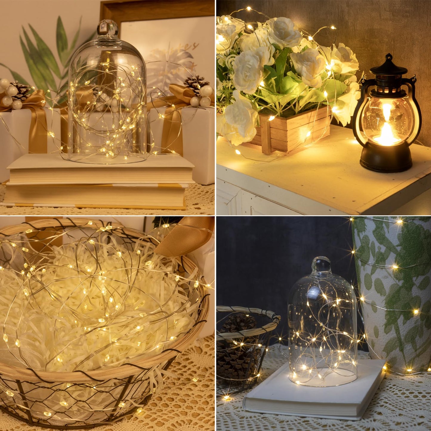 Zeluxdot Fairy Lights Plug In 400Ft 1200 Leds Waterproof Led String Lights Twinkle Light With 8 Modes Remote For Outdoor Indoor Christmas Wedding Birthday Garden Party Decorations Warm White