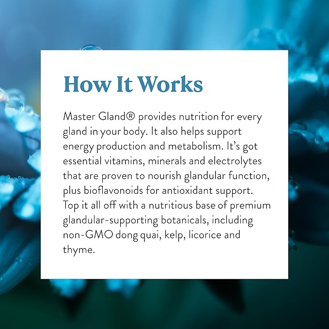 Nature's Sunshine Master Gland, 120 Capsules | Provides Complete Nutritional Support for Every Gland in the Body, Helps Support Energy Metabolism
