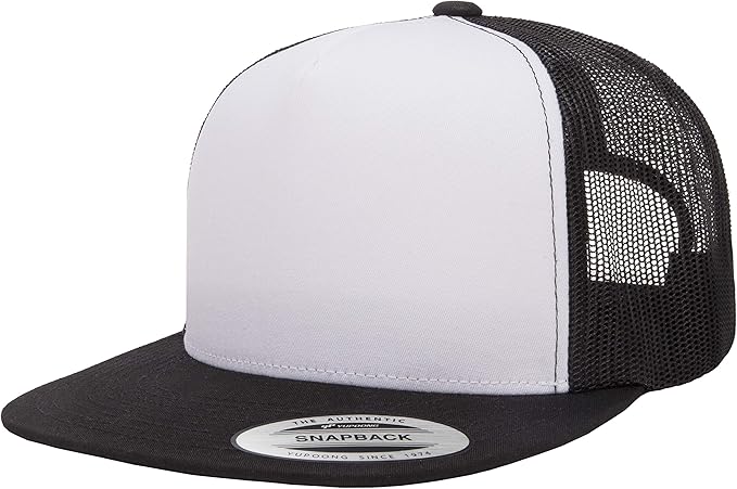 Yupoong Mens Yp Classics Classic Trucker Cap - White Front