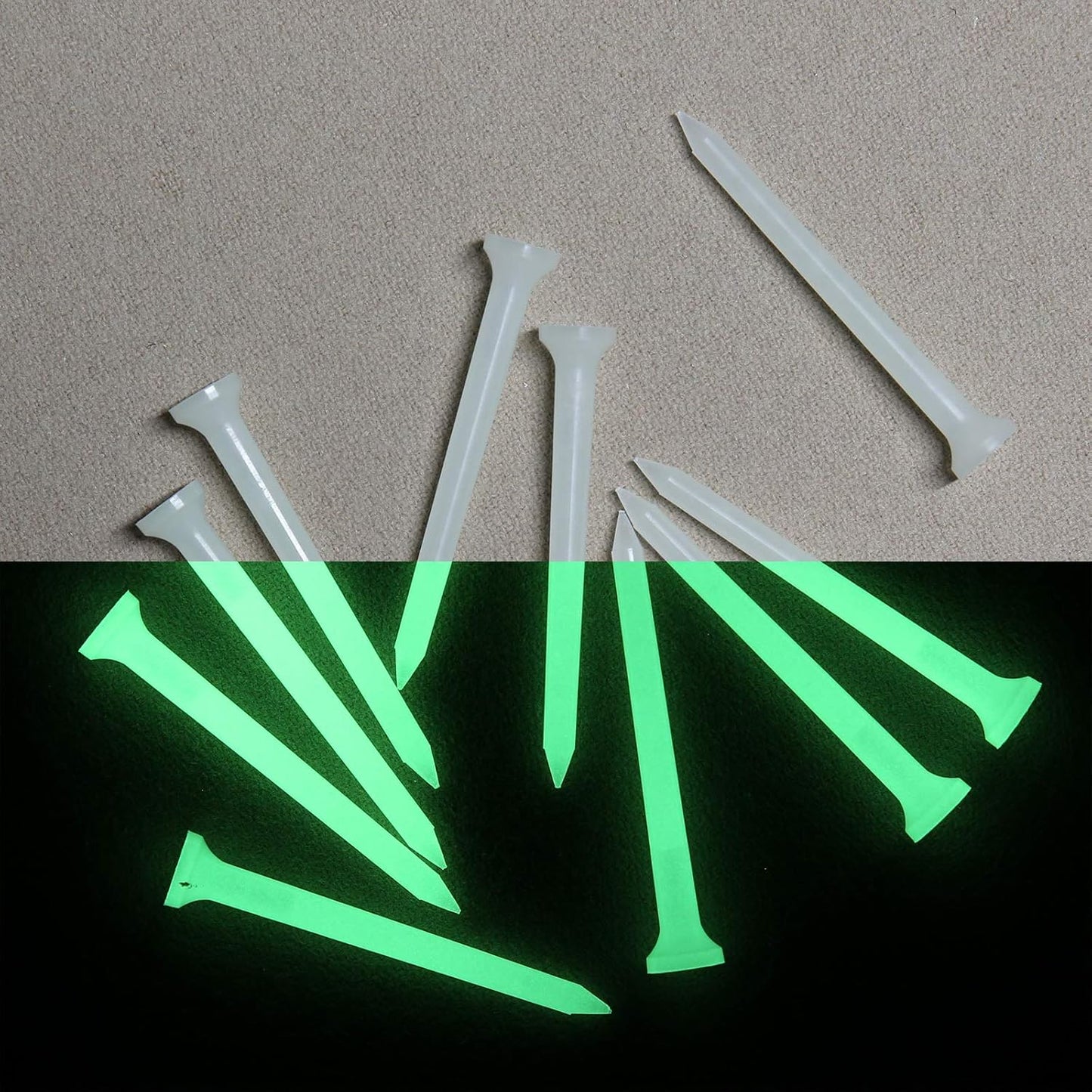 R&L Glow Golf Balls for Night Sports - Tournament Fluorescent Glowing in The Dark Golf Ball - Long Lasting Bright Luminous Balls