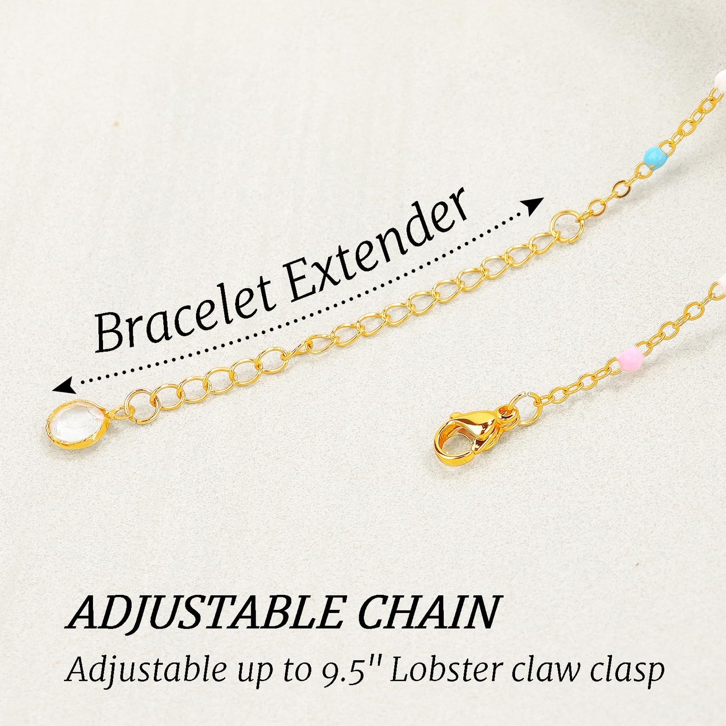 HWING Gold Bracelets for Women - Mothers Day Birthday Gifts for Mom Bracelet from Daughter Son Jewelry Gifts for Women Cross Bra