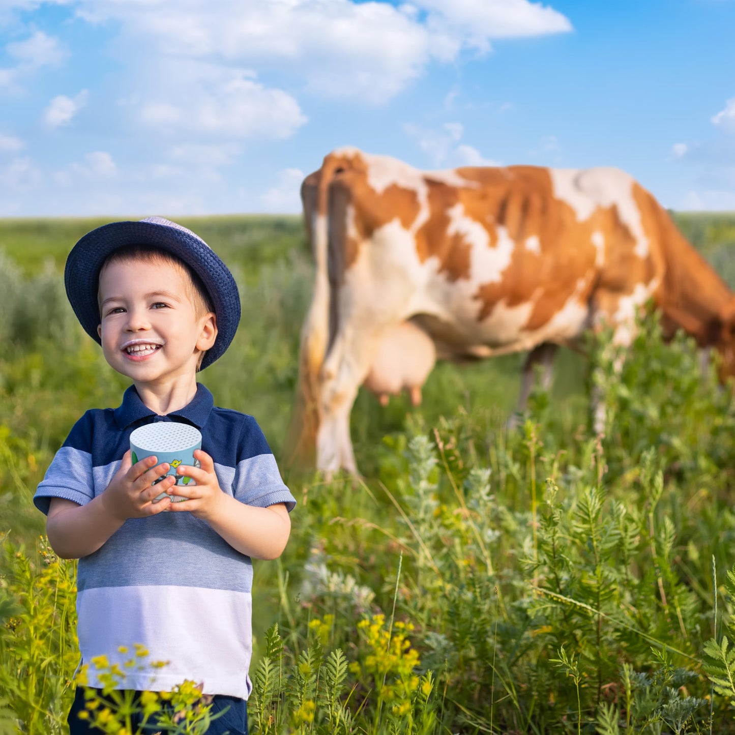 Moo Can Noise Maker | Cow Sound Toy | Moo Cows Sound Maker | Cow Noise Makers Can | Farm Animal Noise Maker | Mooing Cows Toy | Multicolor | 2.5H X 2.5W Inches