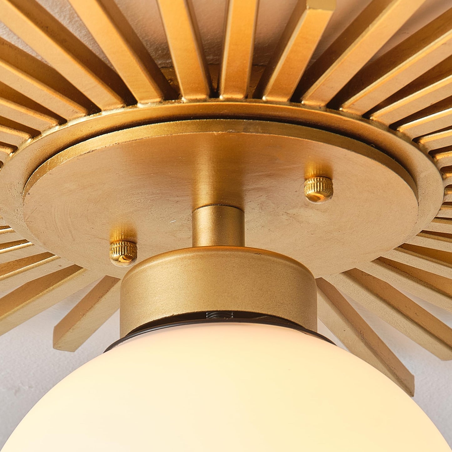Gold Chandeliers For Dining Room Semi Flush Mount Ceiling Lights Over Table Pendant Lamp For Kitchen Bedroom Entryway Hallway Living Room  E26 Base  Bulb Not Included  18 Inch