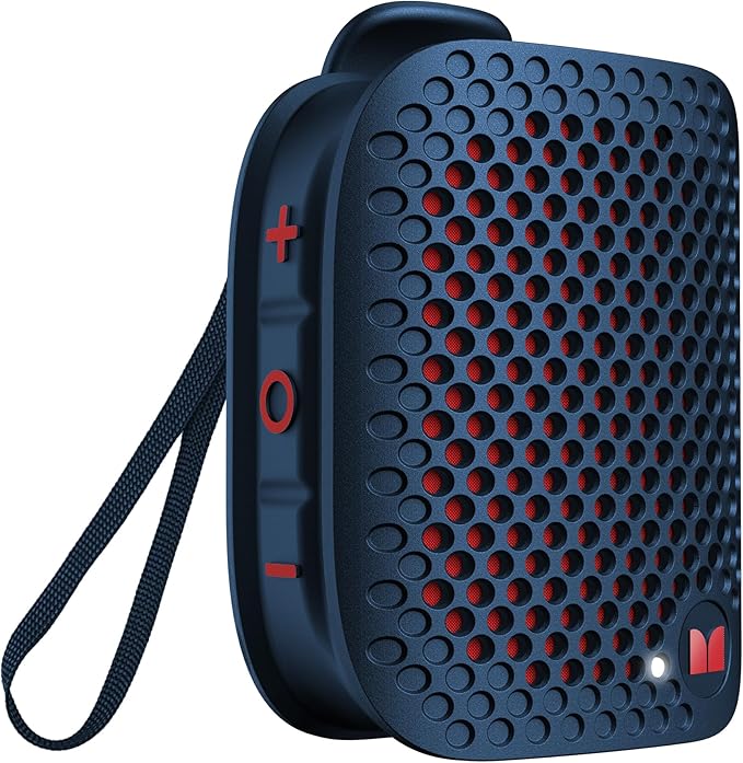 Monster Blaster Micro Wearable Bluetooth Speaker, Clip-On Wireless Small Portable Speaker with Built-in Mic (Non-Magneti...