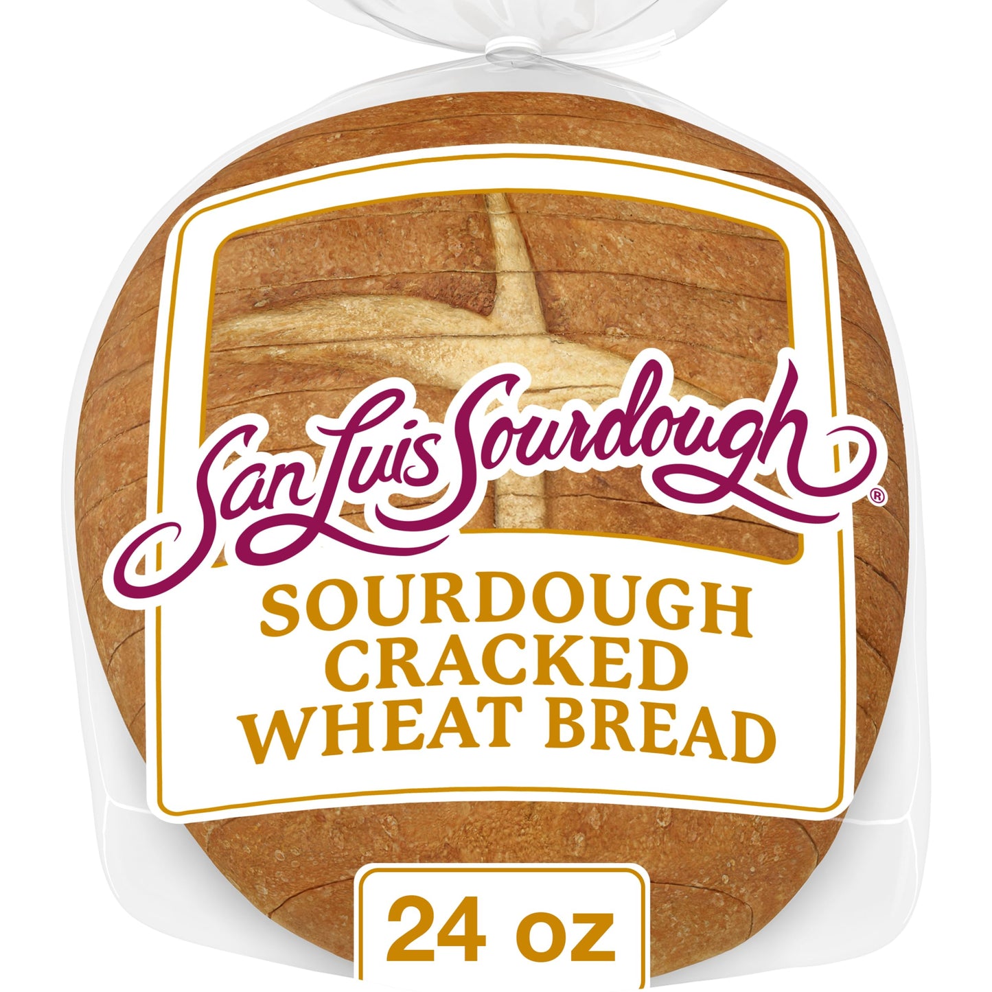 San Luis Sourdough Cracked Wheat Bread, Sourdough Bread, 24 oz Bag