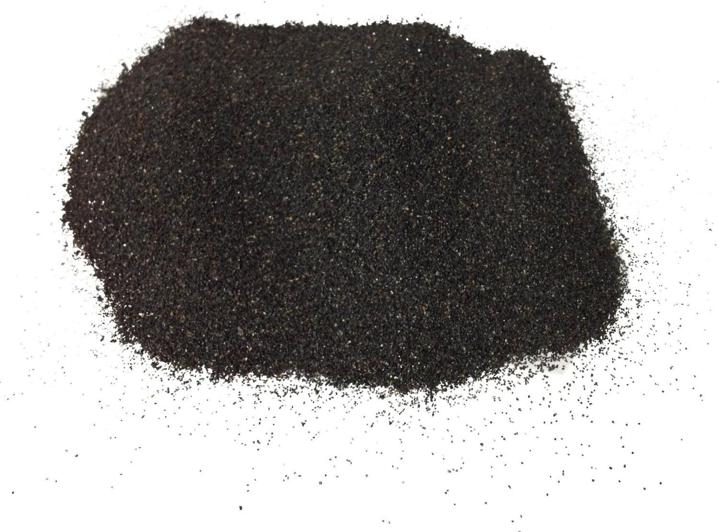 Emery Pincushion for Sewing - Filled with Abrasive Emery Sand - Handmade in USA (2"x3", Flowers on Black)