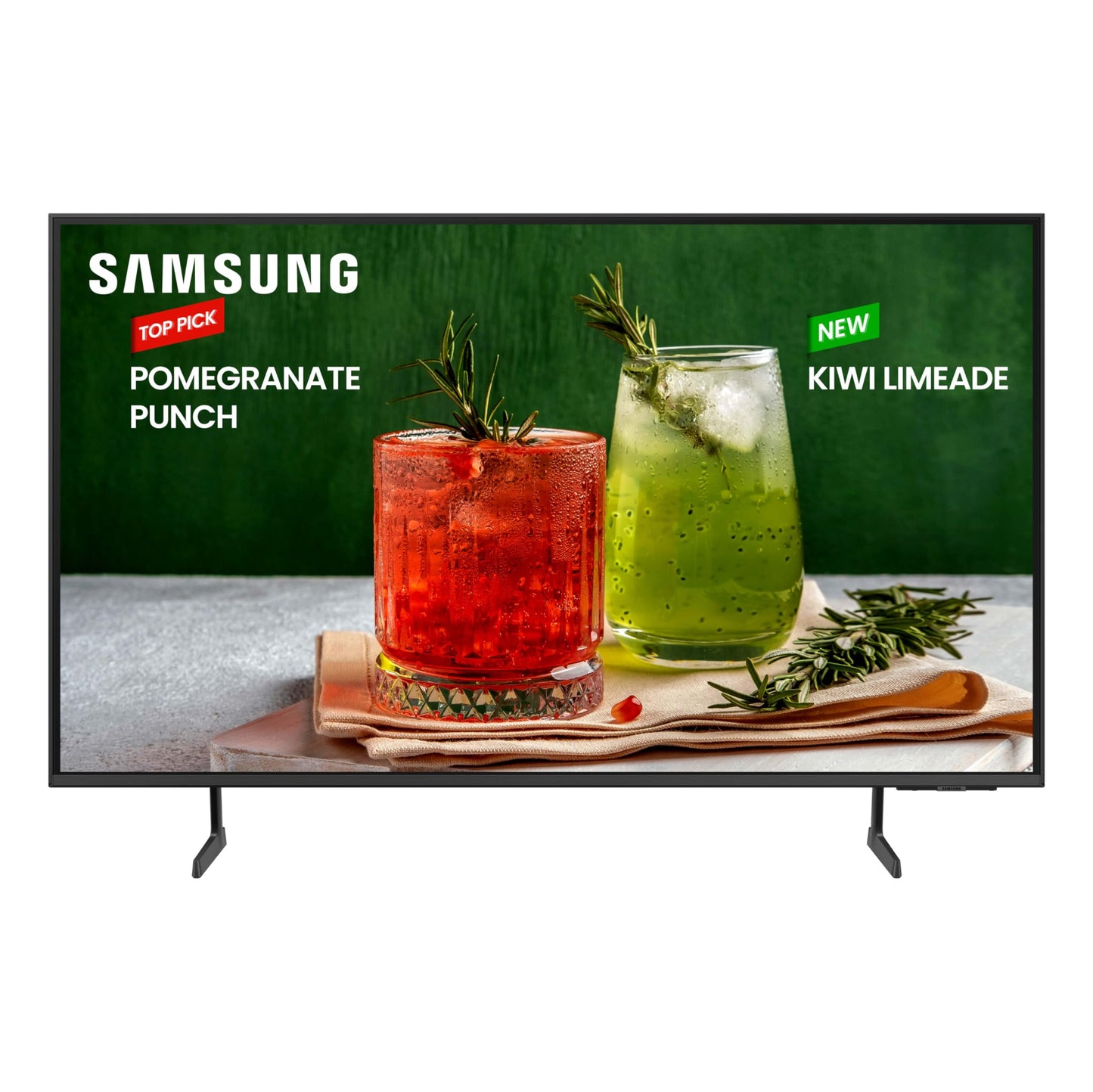 Samsung 60-Inch Class Crystal Uhd 4K Bed-H Series Hdr Business Pro Tv W/ 3-Sided Bezel-Less Slim Design, Use For Digital Signage