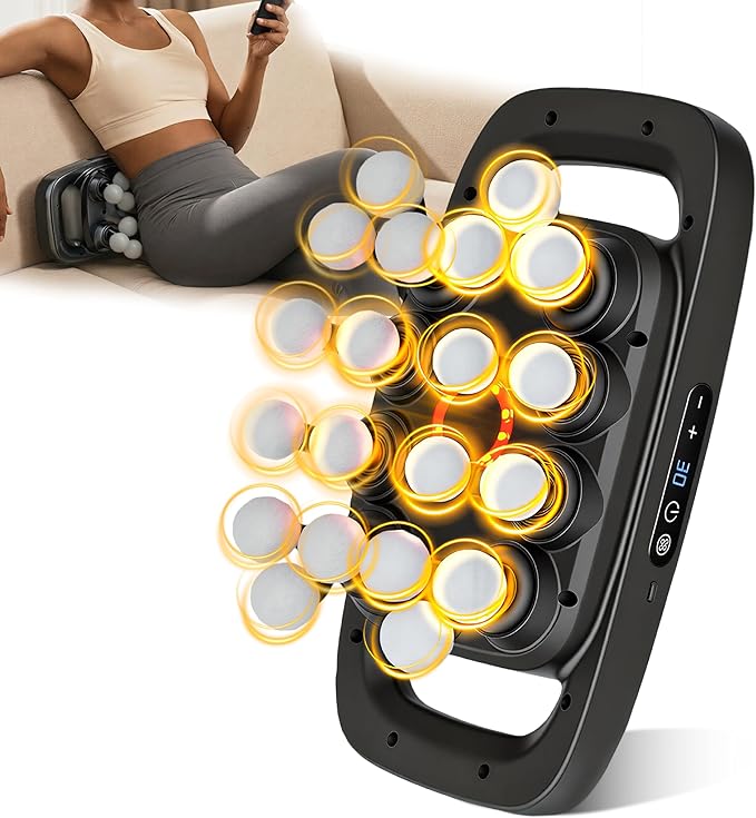 syufoo 20-Head Massage Gun Set,Deep Tissue Massage for Muscle Pain Relief,High-Power Electric Massager Gun with 3 Modes,30...