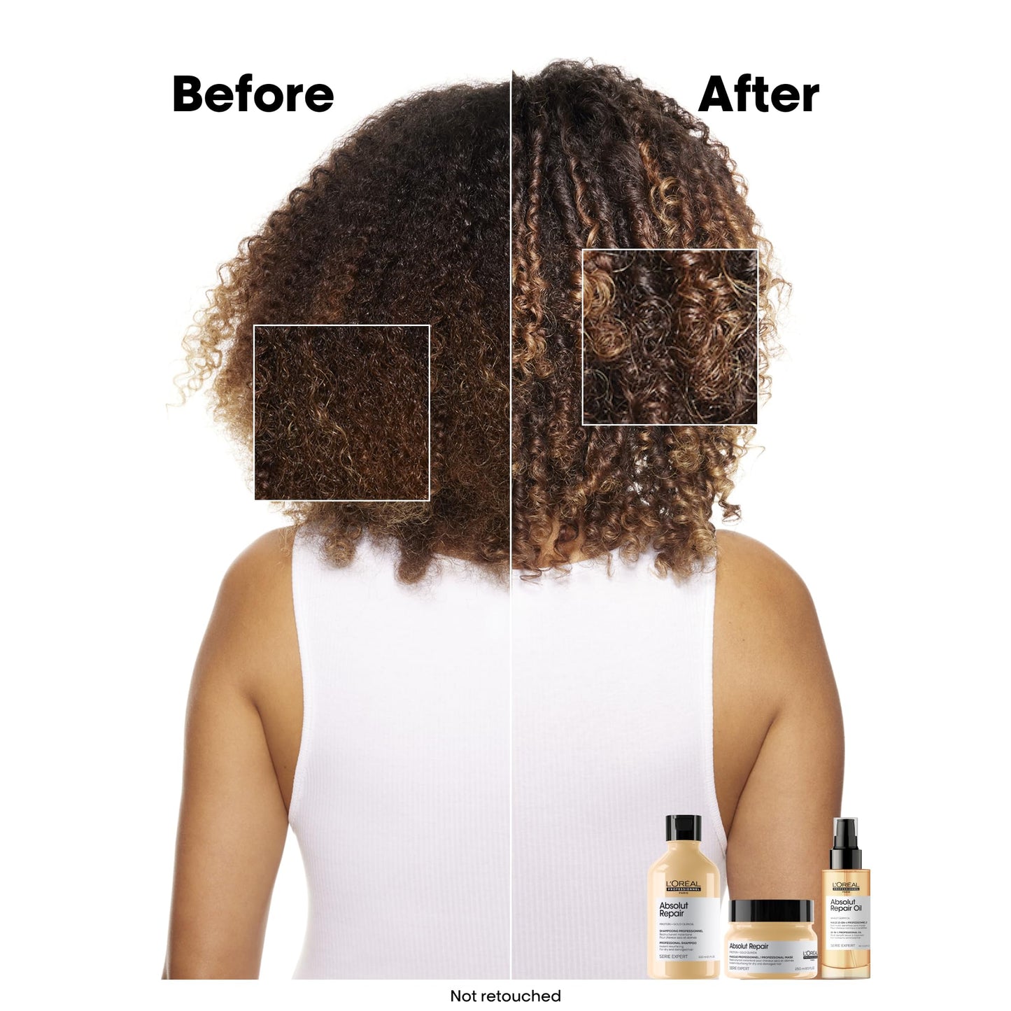 L'OREAL by L'Oreal, SERIE EXPERT ABSOLUT REPAIR GOLD QUINOA + PROTEIN SHAMPOO 10.1 OZ