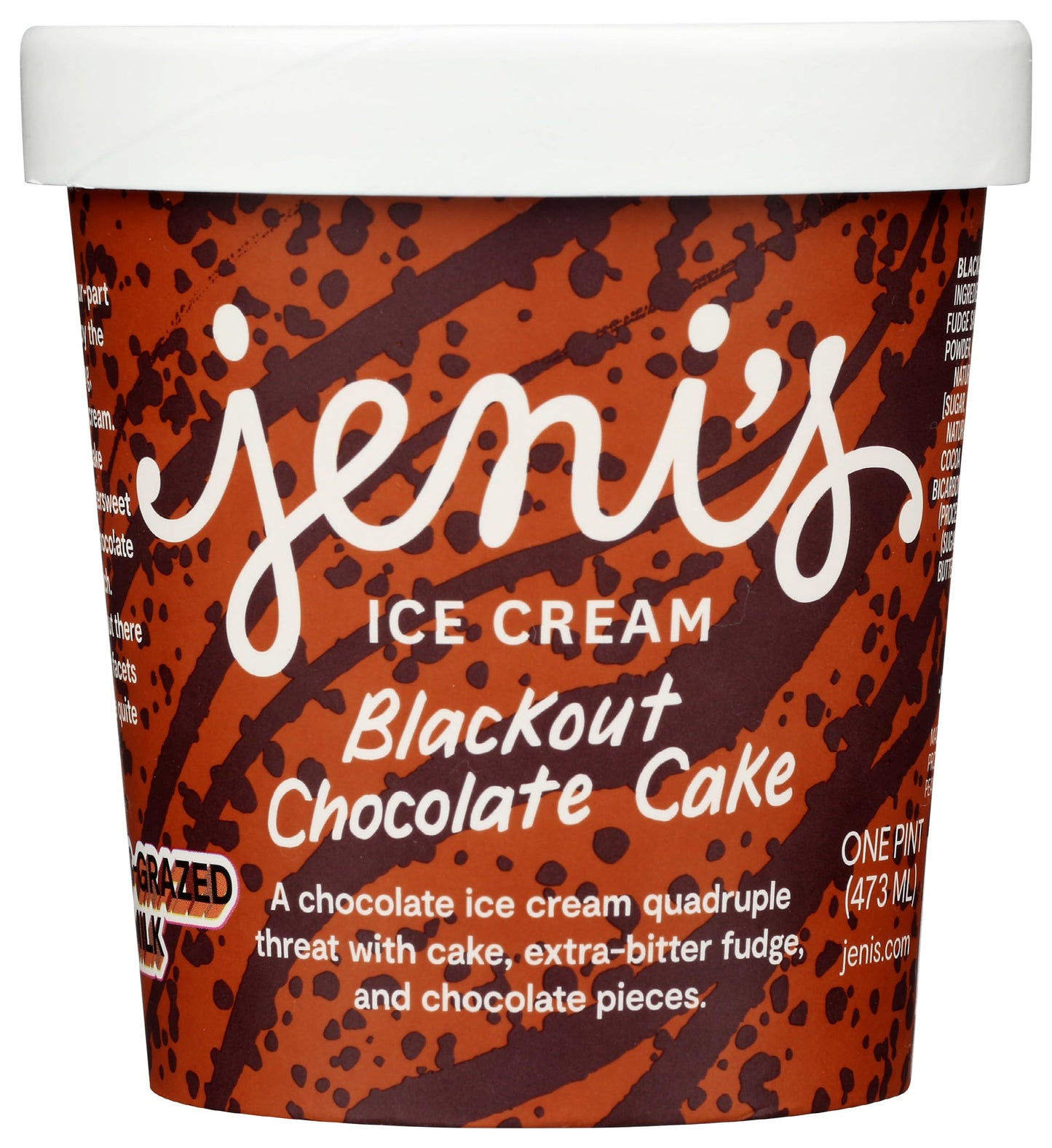 JENIS SPLENDID ICE CREAMS Blackout Chocolate Cake Ice Cream, 1 PT