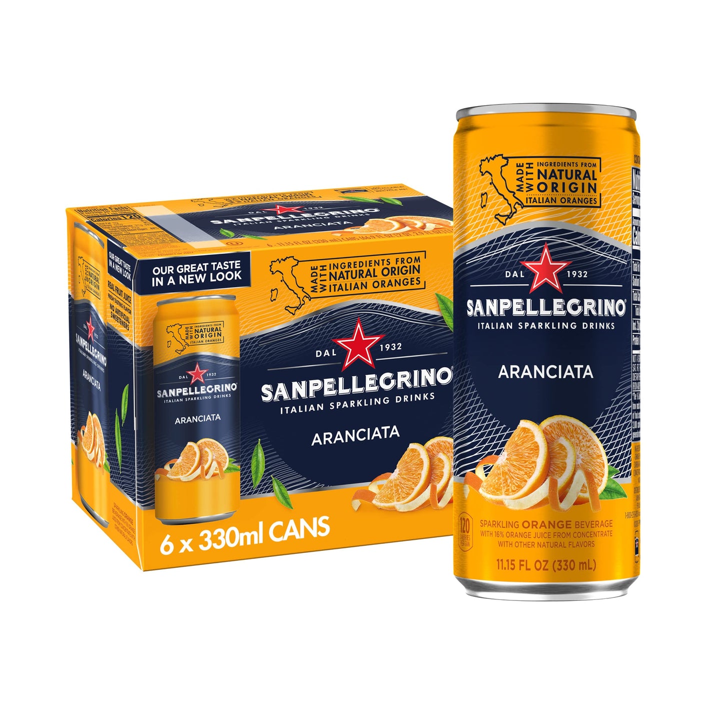Sanpellegrino Aranciata Can 330Ml