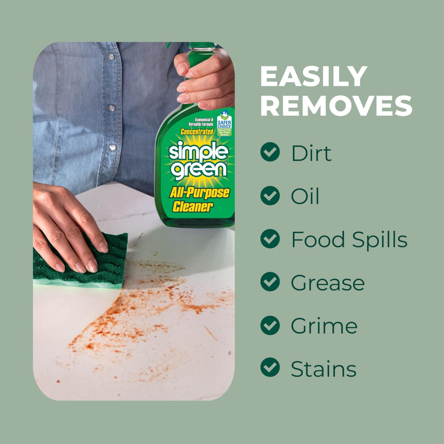 Simple Green All-Purpose Cleaner Spray and Refill, Green, 3 Piece Set, Original, 1 Count