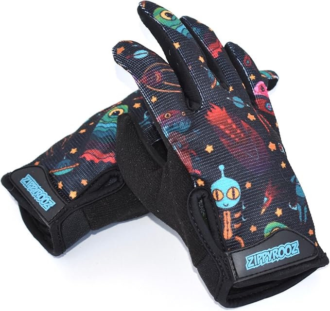 ZippyRooz Toddler & Little Kids Full Long Finger Bike Gloves