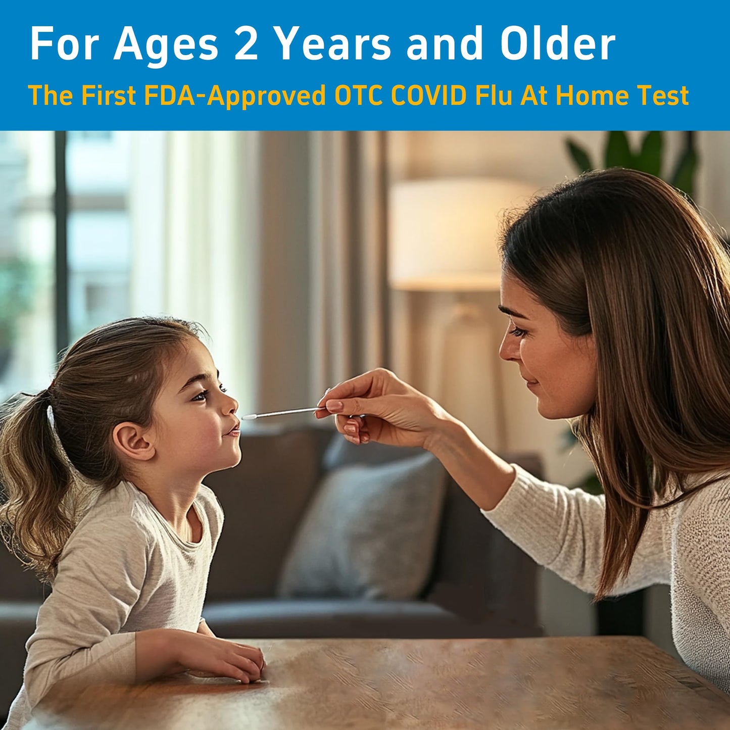 Healgen Rapid Check COVID-19, Flu A&B Antigen Test Kit, The First FDA Authorized OTC 3-in-1 Flu & COVID Home Test, Easy to Read Dual Windows, Results in 15 Mins, 18-Month Shelf Life, 1 Test