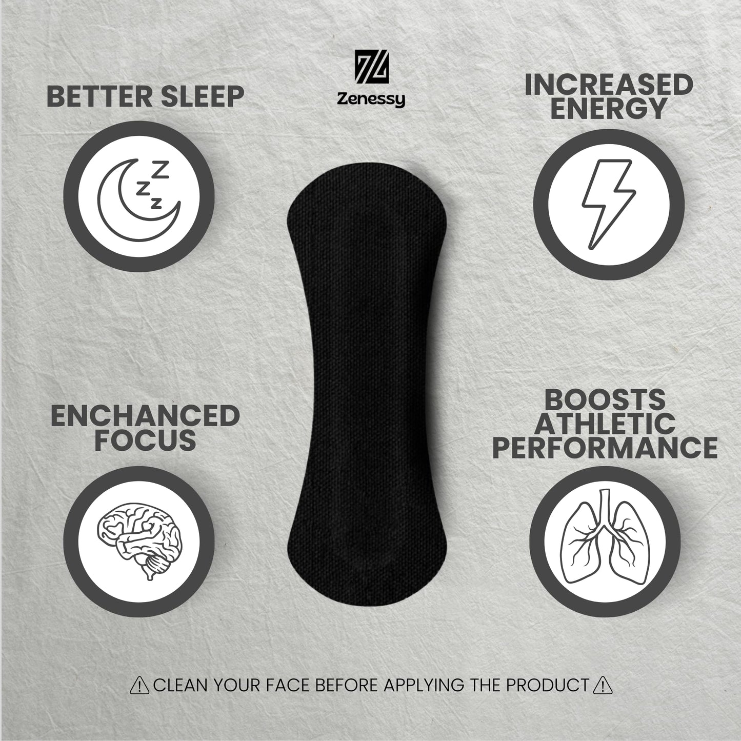 ZENESSY Nasal Strips (30 Count) – Extra Strength Anti-Snoring & Nasal Congestion Relief – Breath Better, Sleep Deeper – Comfortable & Drug-Free Nose Strips for Men and Women