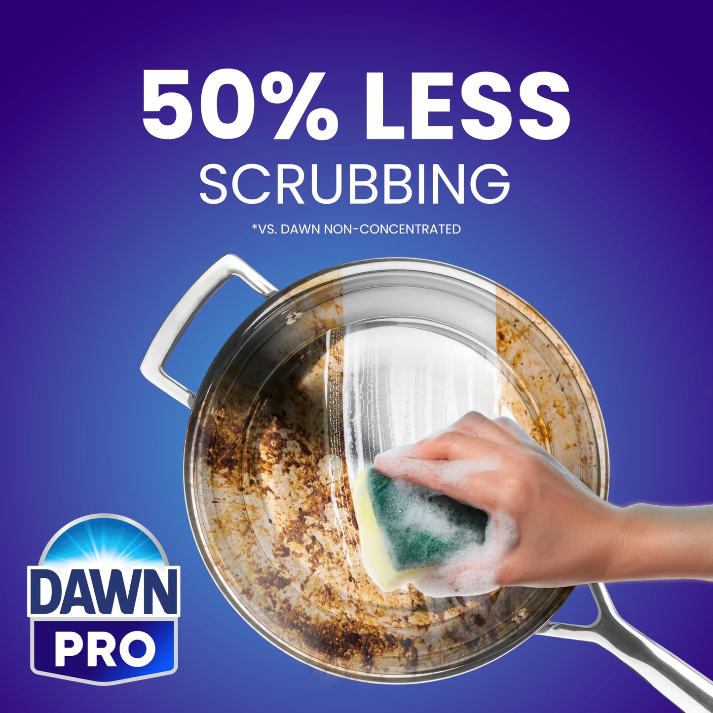 Dawn Professional Heavy Duty Manual Pot and Pan Dish Soap Detergent, 1 Gallon (Case of 2)